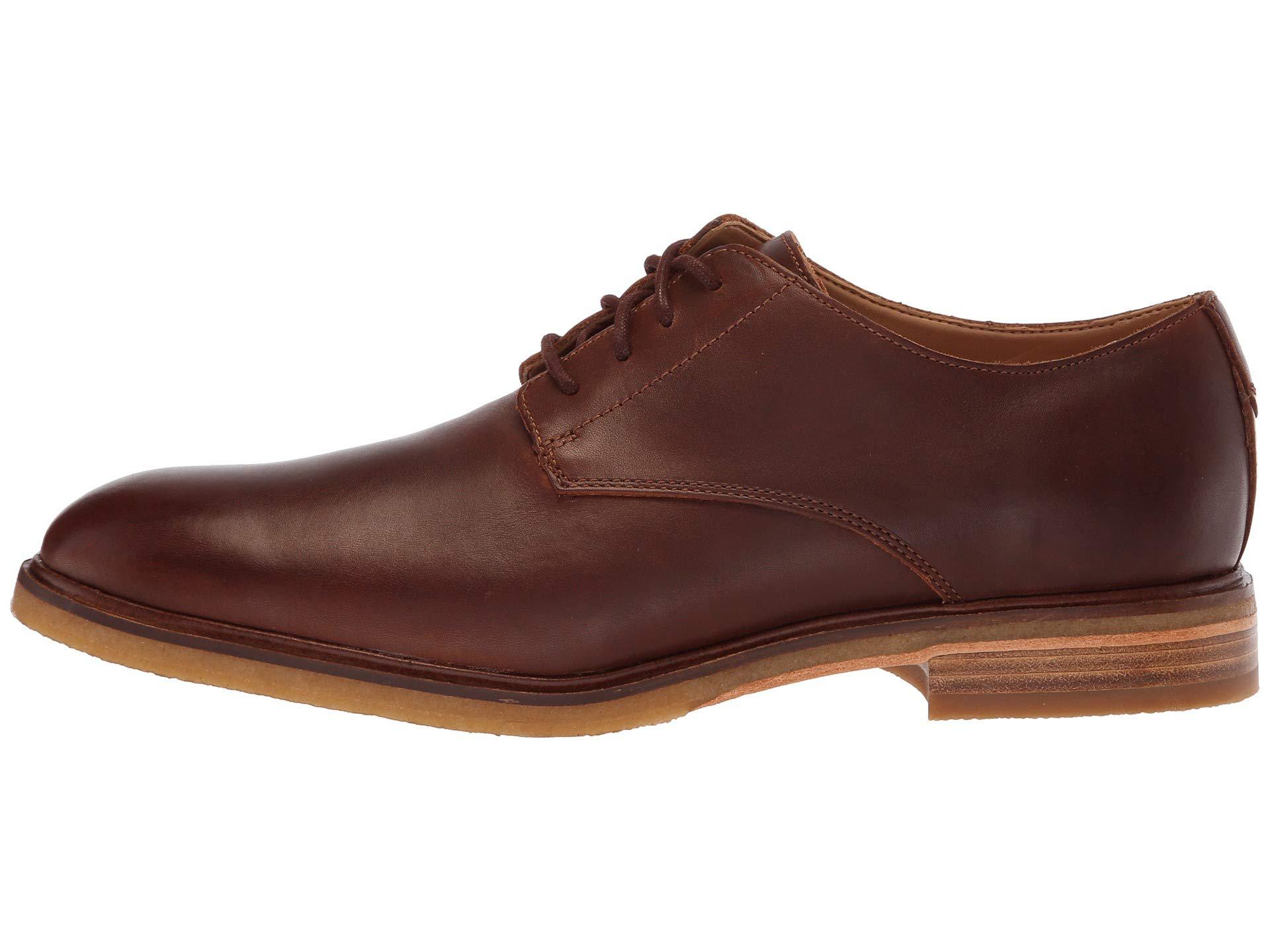clarks clarkdale moon dark tan leather