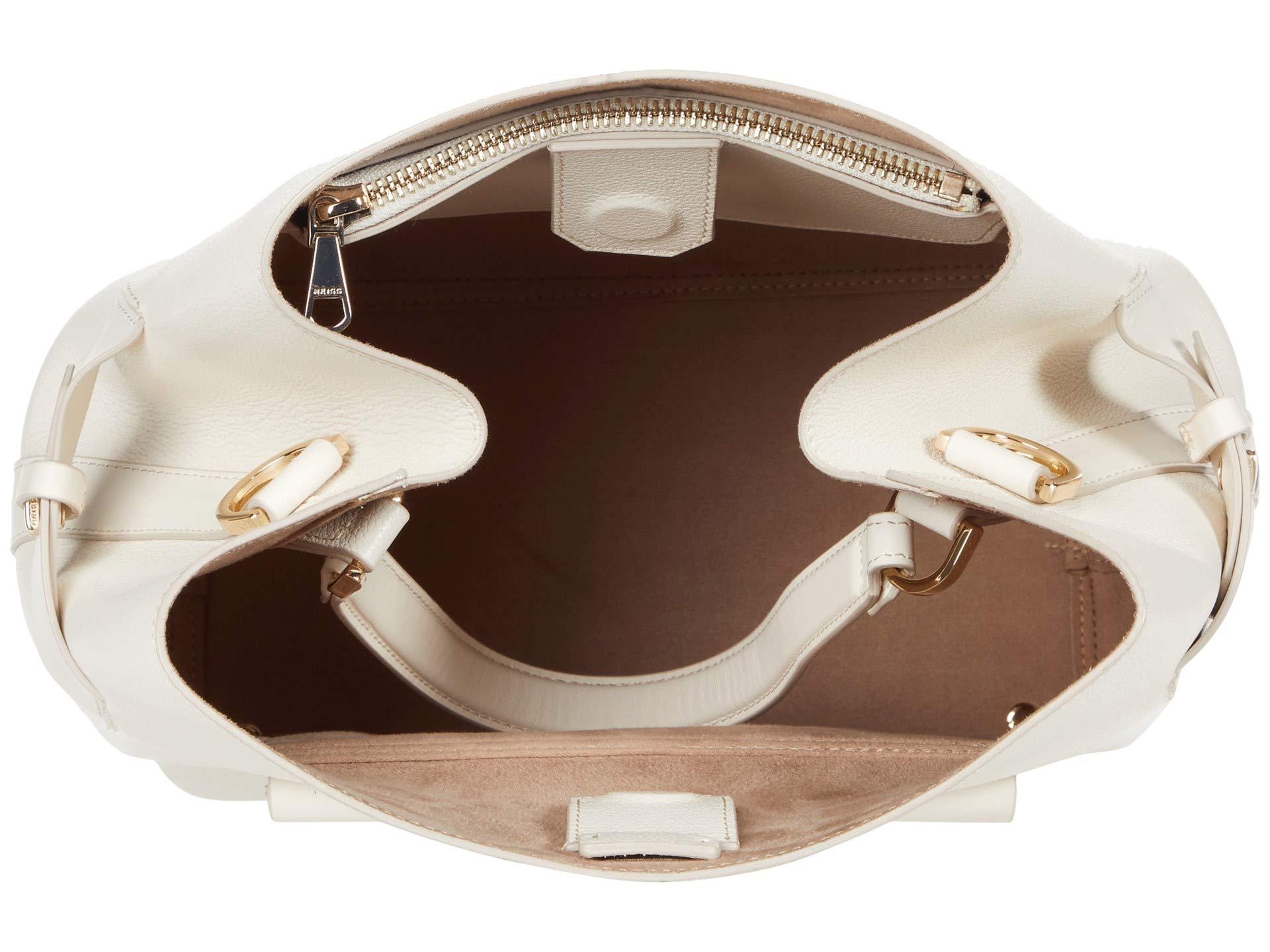 reiss freya leather bucket bag
