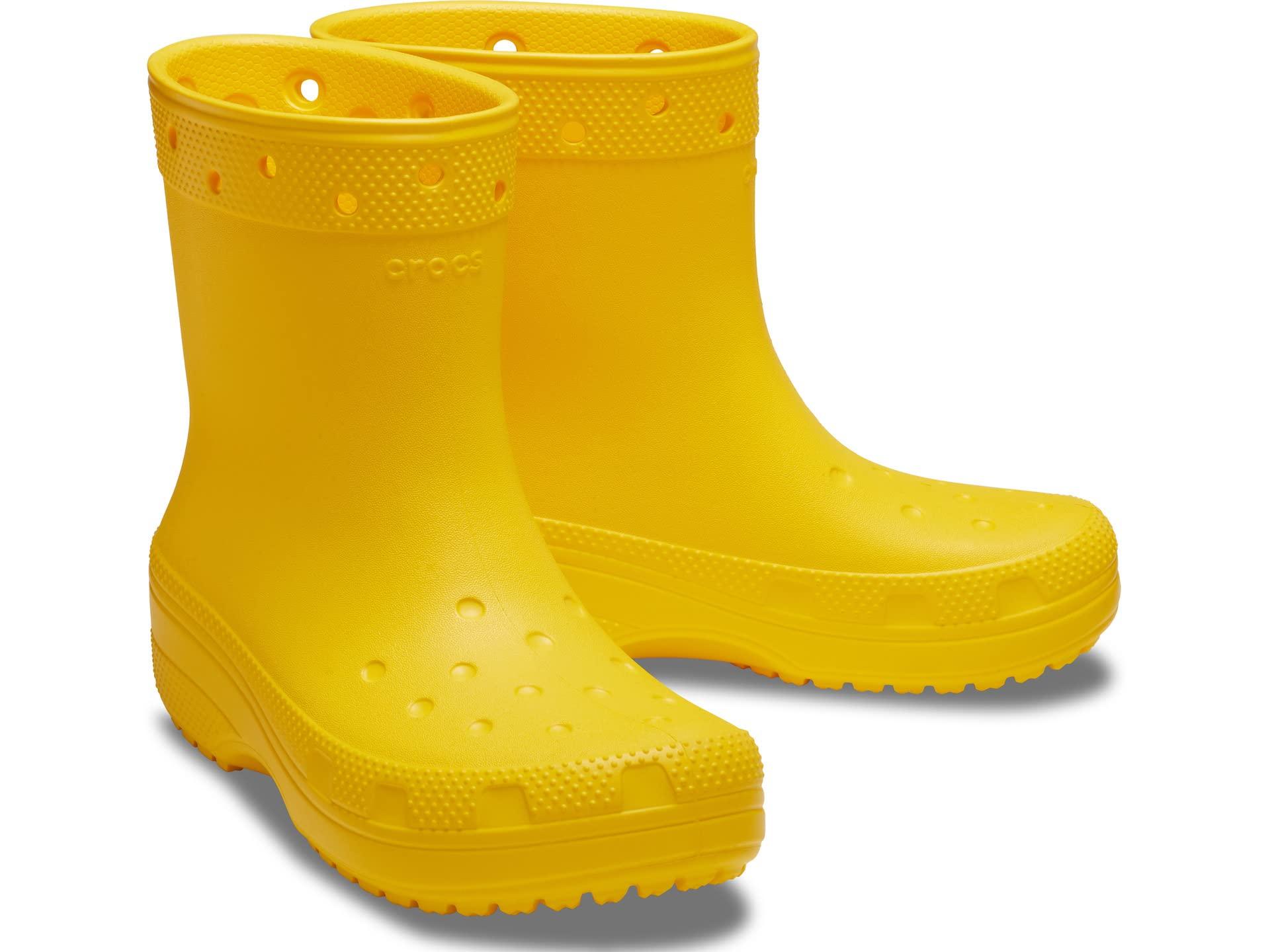 Crocs™ Classic Rain Boot in Yellow | Lyst