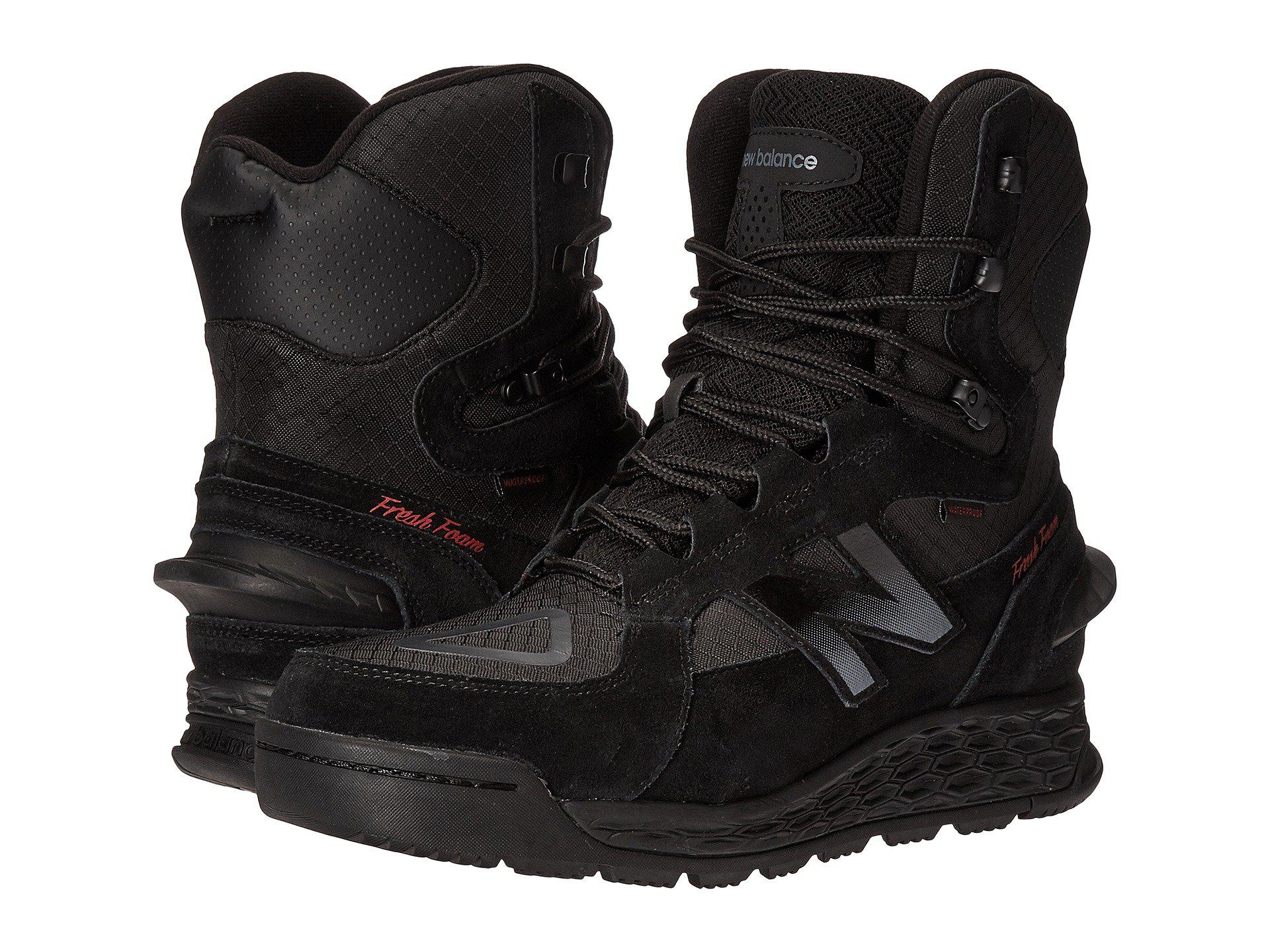 new balance black combat boots