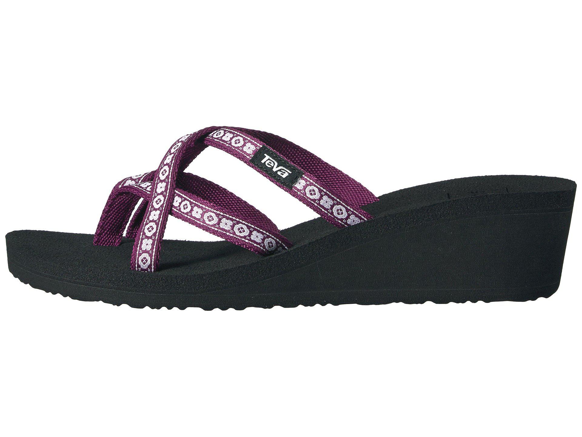 Teva Mandalyn Wedge Ola 2-pack in Black | Lyst