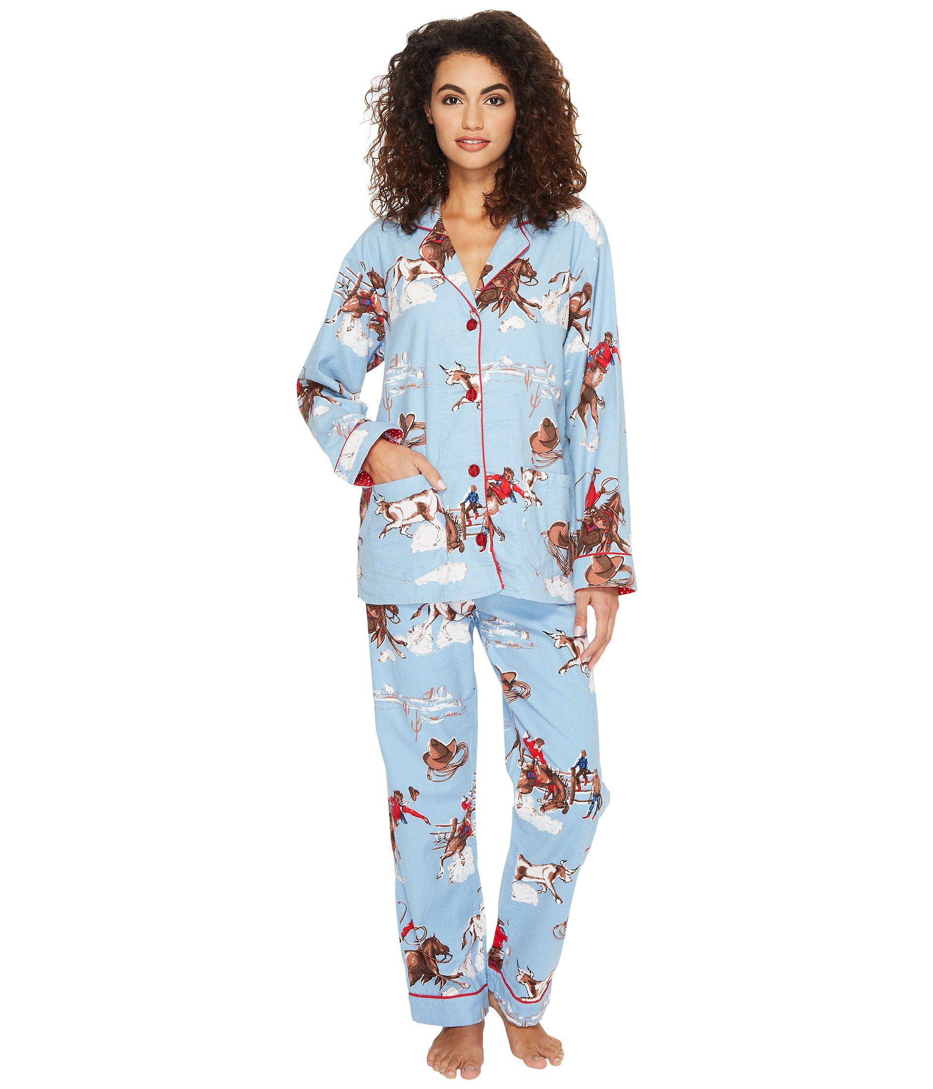 Pj Salvage Cowboy Pj Set in Blue