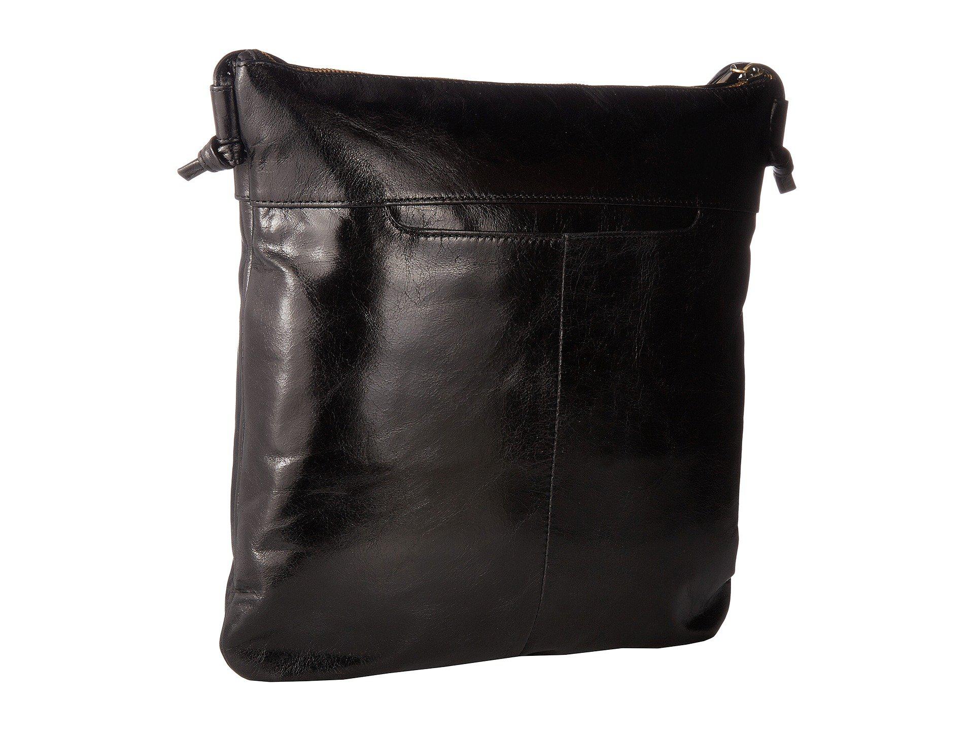 Hobo Leather Stark (black) Cross Body Handbags - Lyst