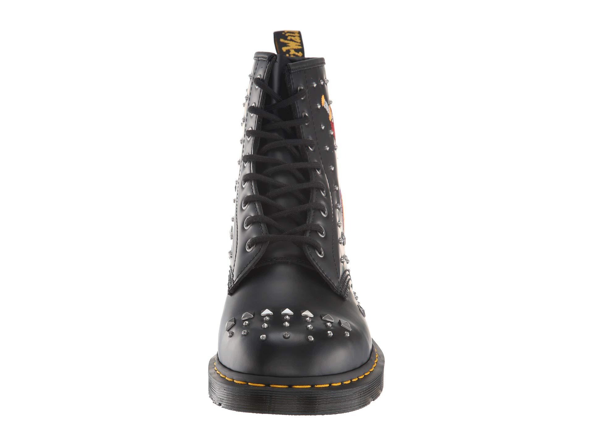 Dr. Martens 1460 Rock Roll (black Smooth) Boots | Lyst