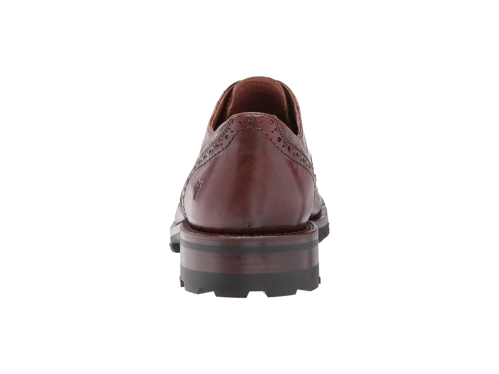 frye george lug wingtip derby