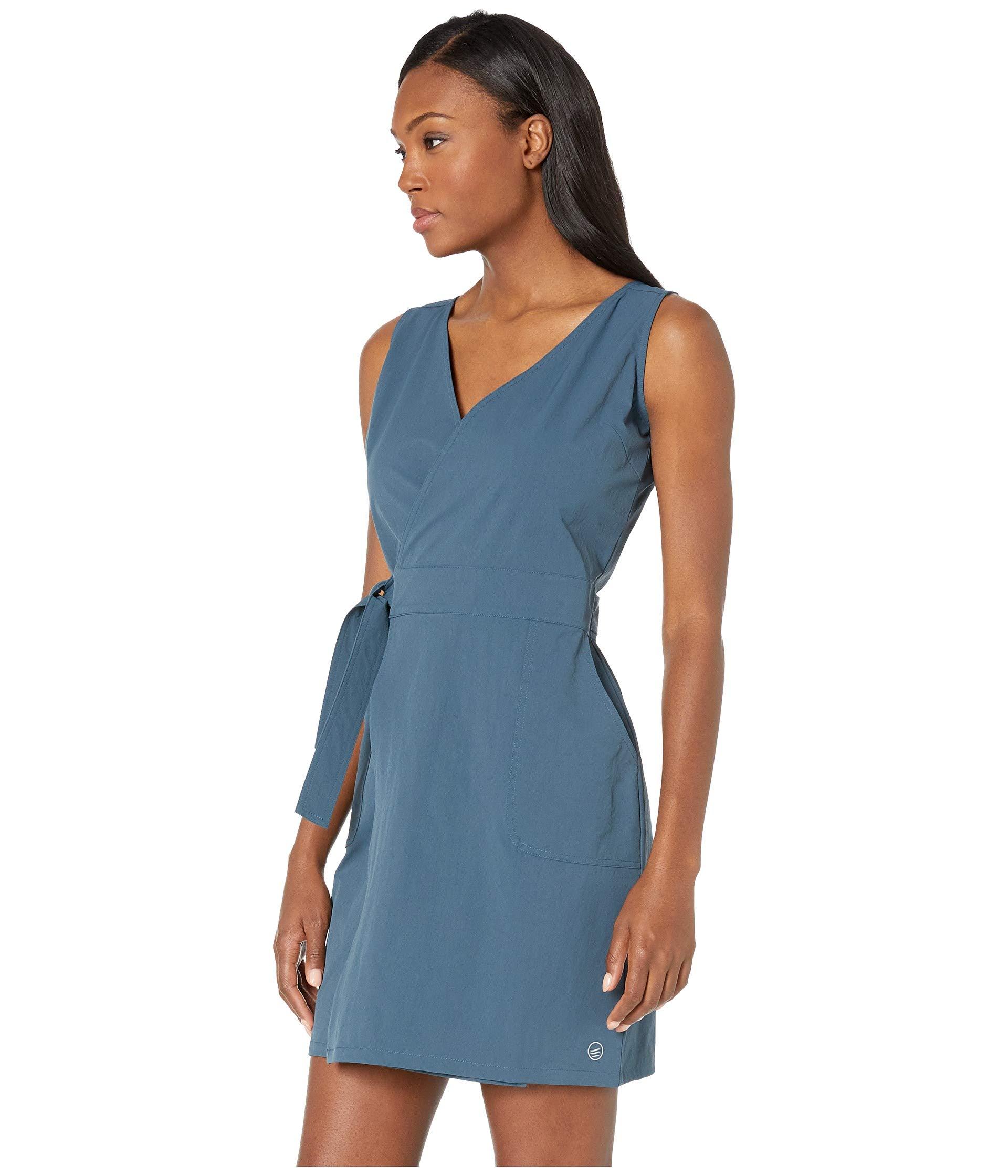 united by blue north wind wrap dress