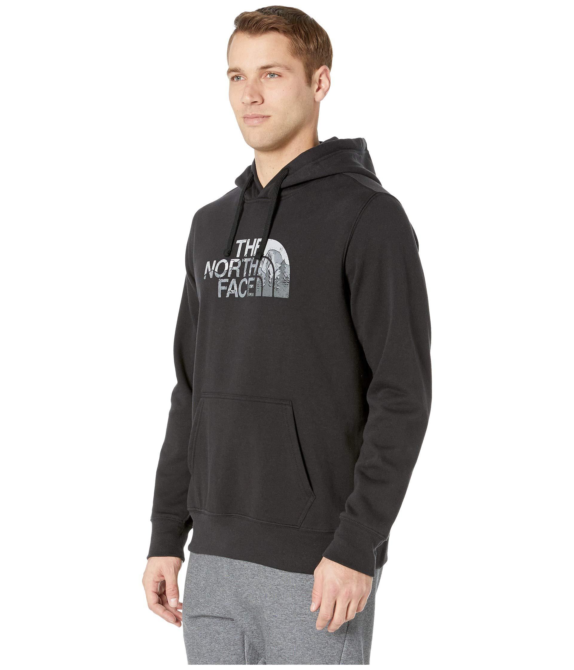 The North Face Cotton Half Dome Pullover Hoodie in Black for Men - Lyst