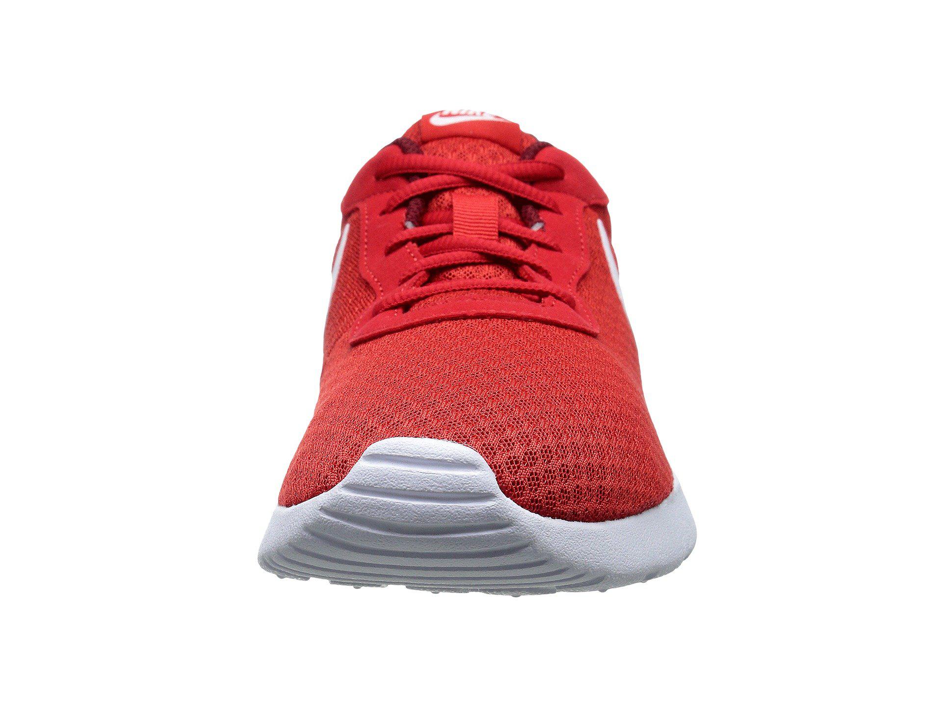 Nike Tanjun' Running Shoes in Red for Men | Lyst