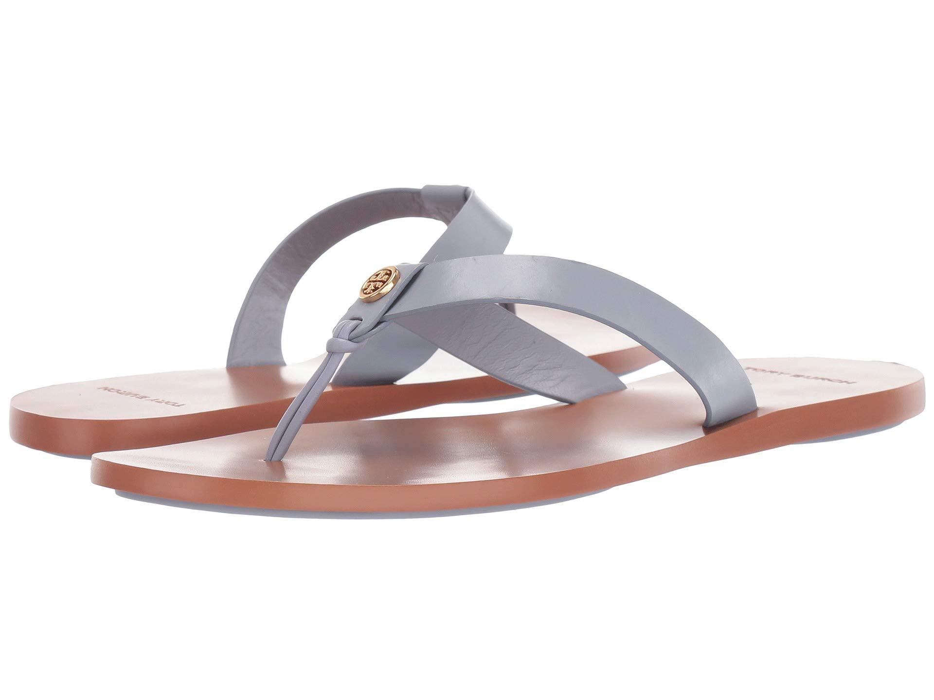 tory burch women's manon leather thong sandals