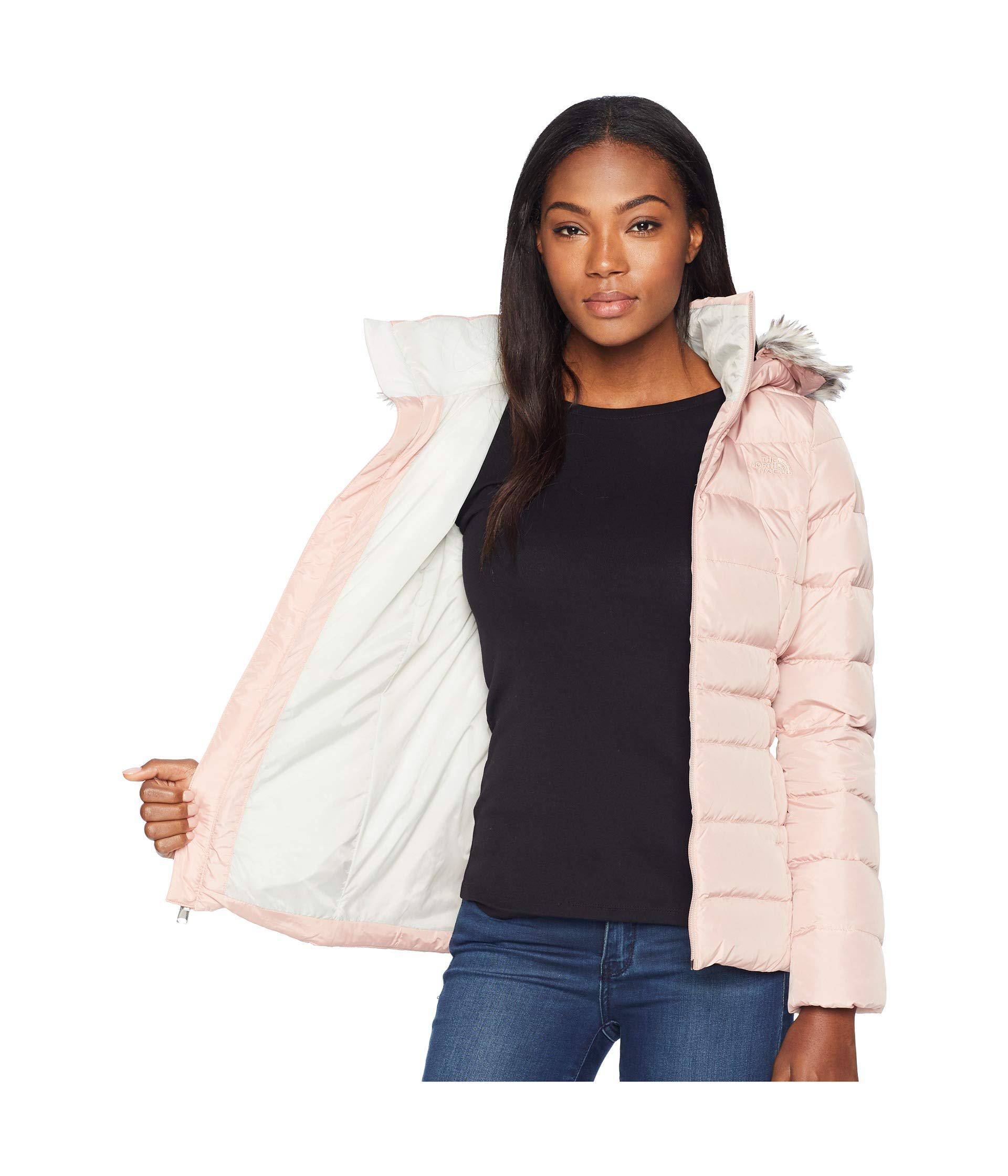 north face gotham misty rose