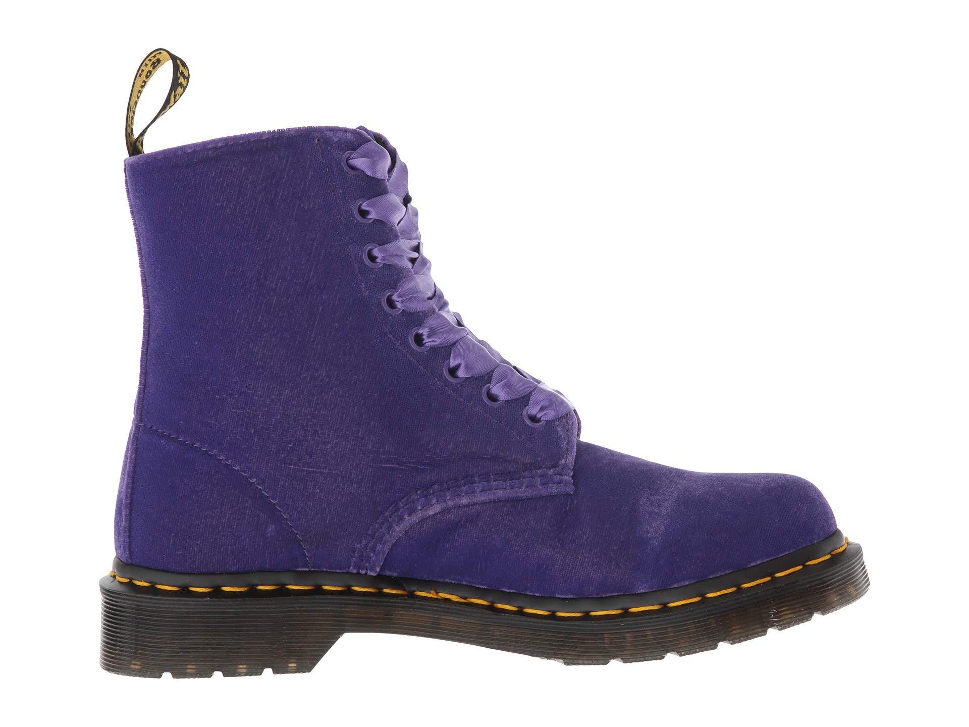 Dr. Martens Unisex-adult's 1460 Pascal Velvet Boots (dusty Violet) in  Purple | Lyst