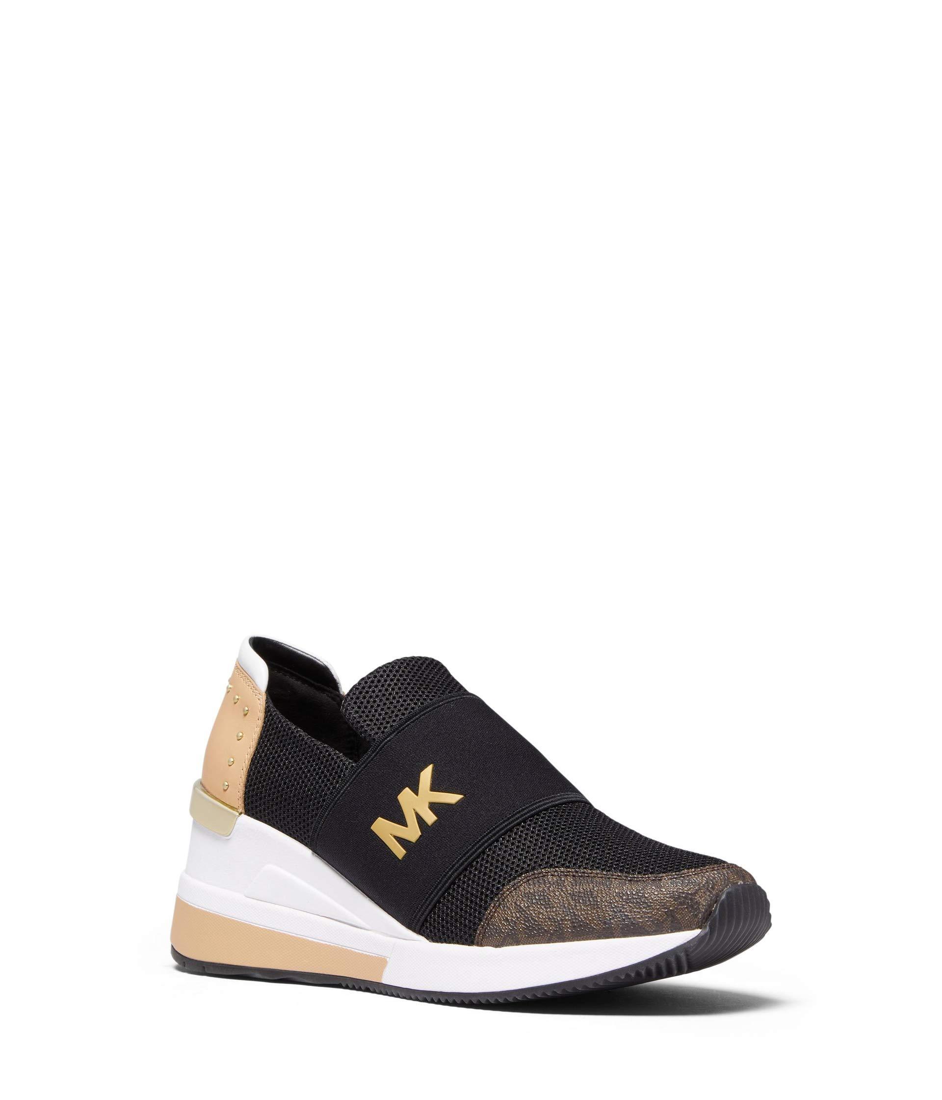 black trainers michael kors