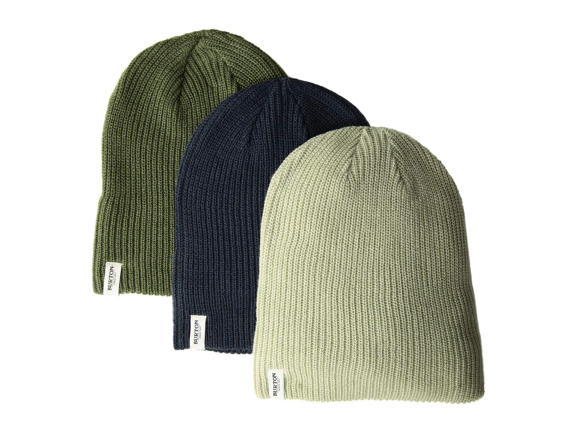 burton beanie 3 pack