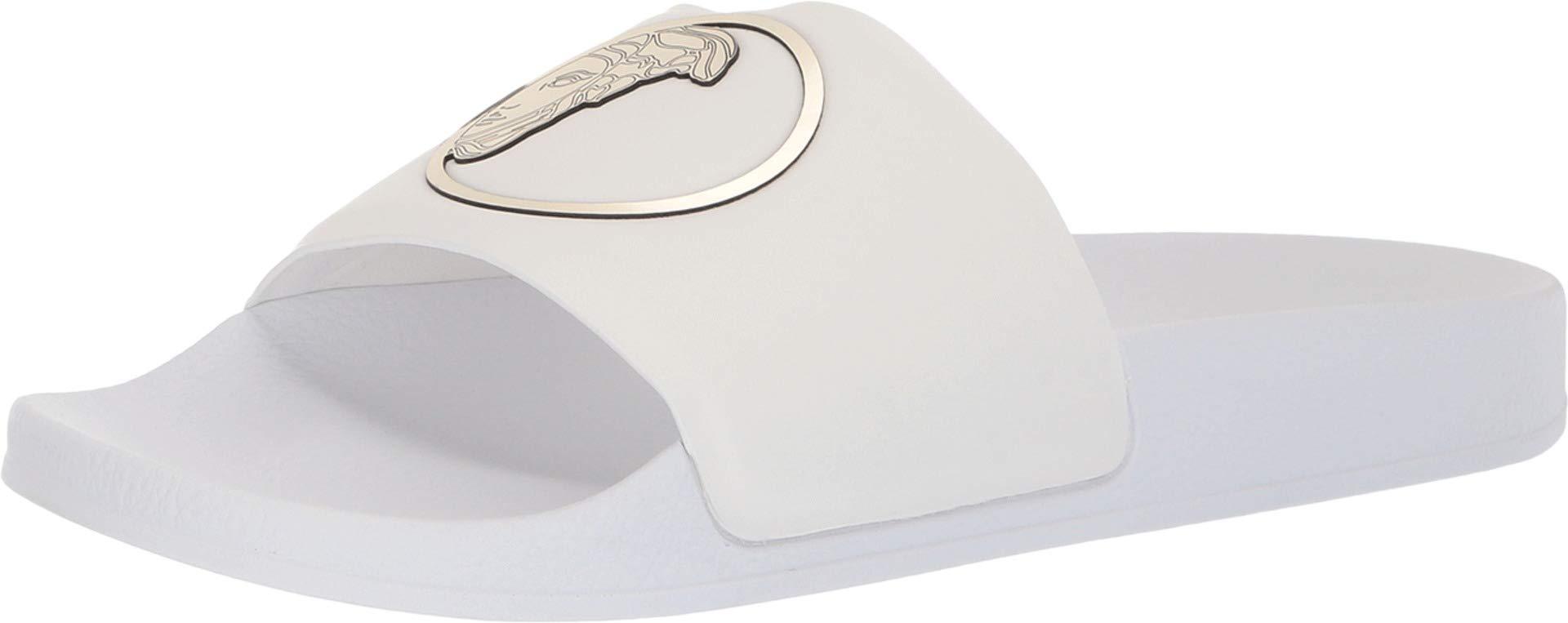 white mens sliders
