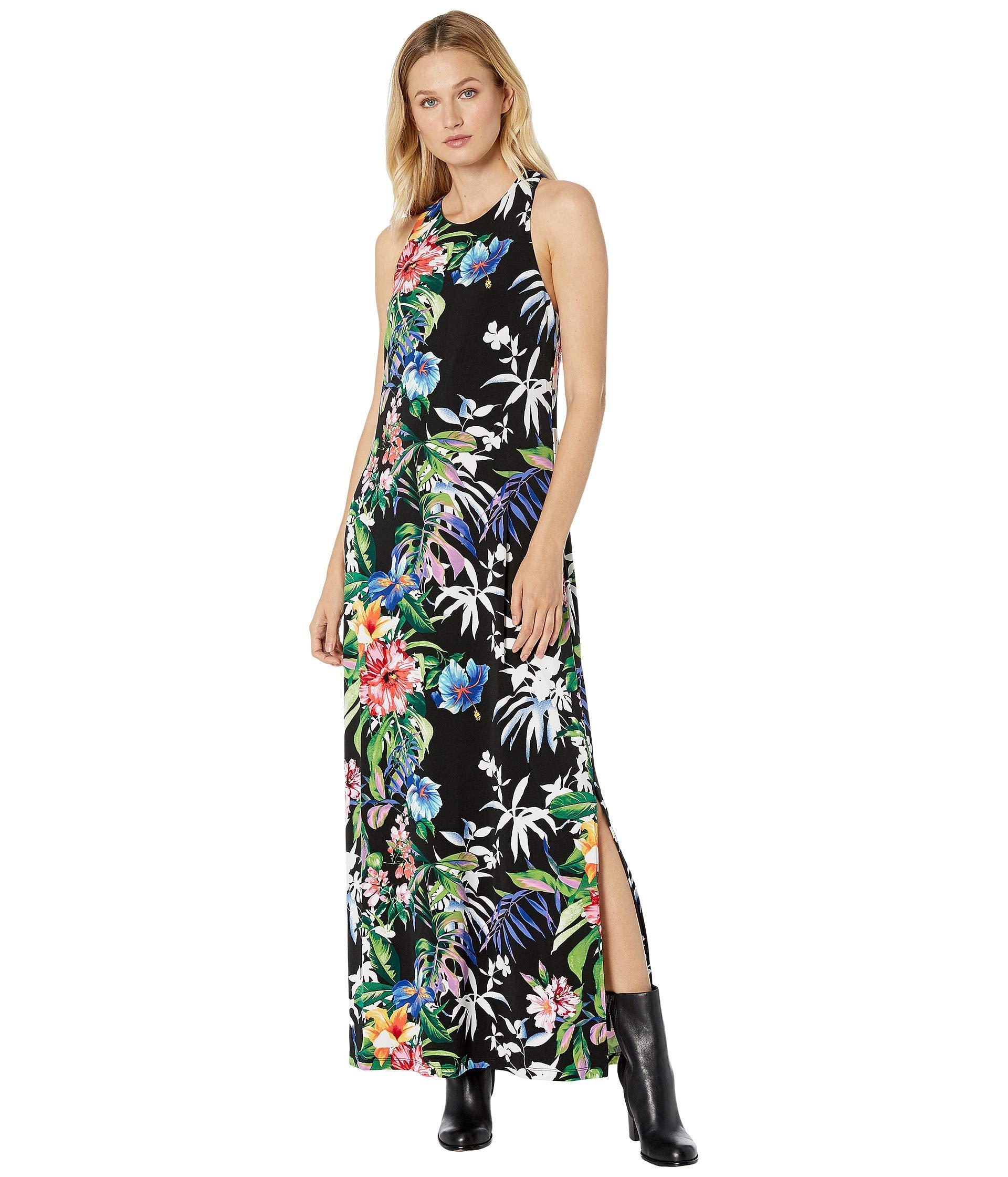 Tommy Bahama Synthetic Hermosa Sleeveless Floral Maxi Dress in Black ...