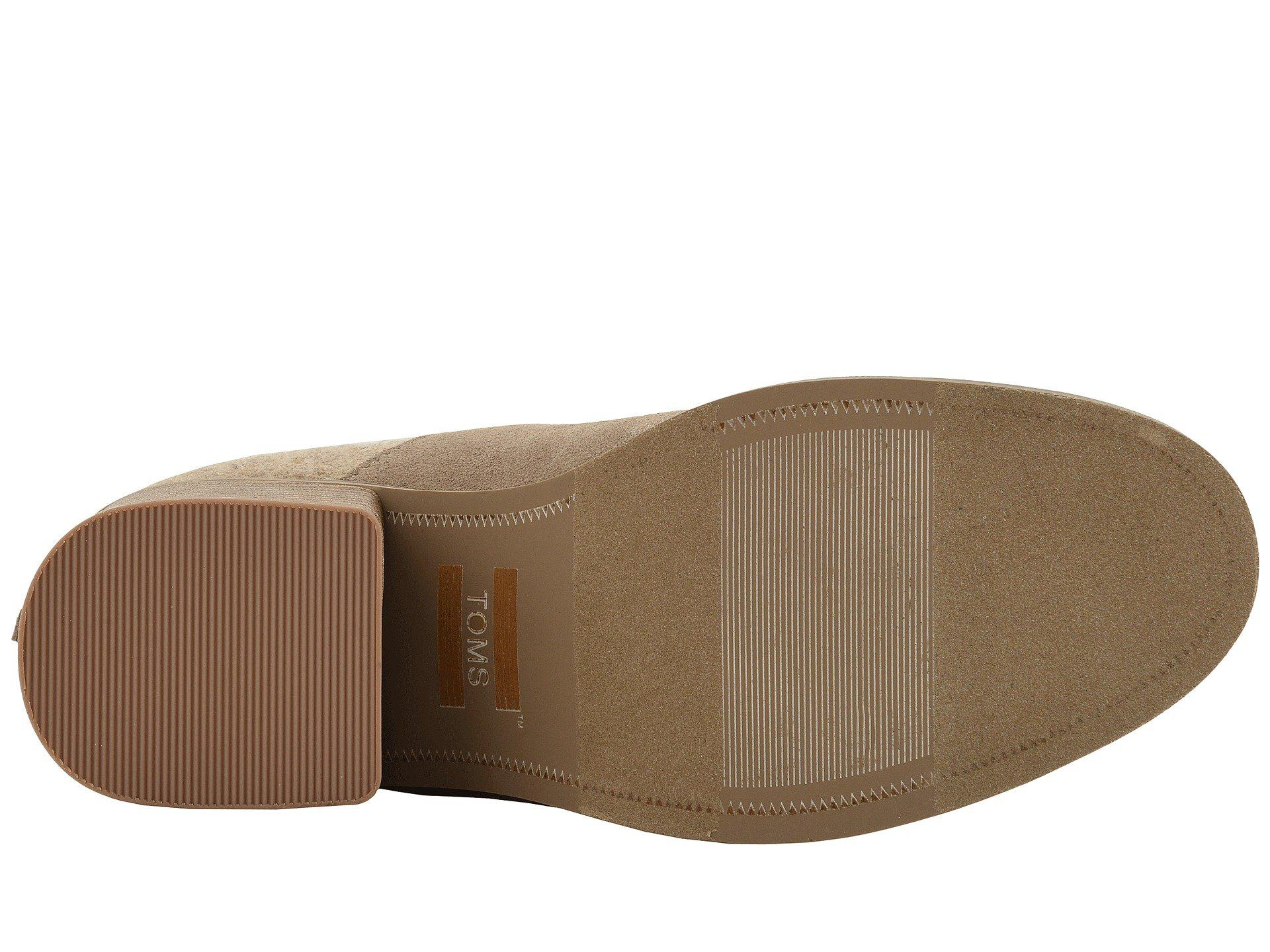 desert taupe suede and felt women's lacy booties
