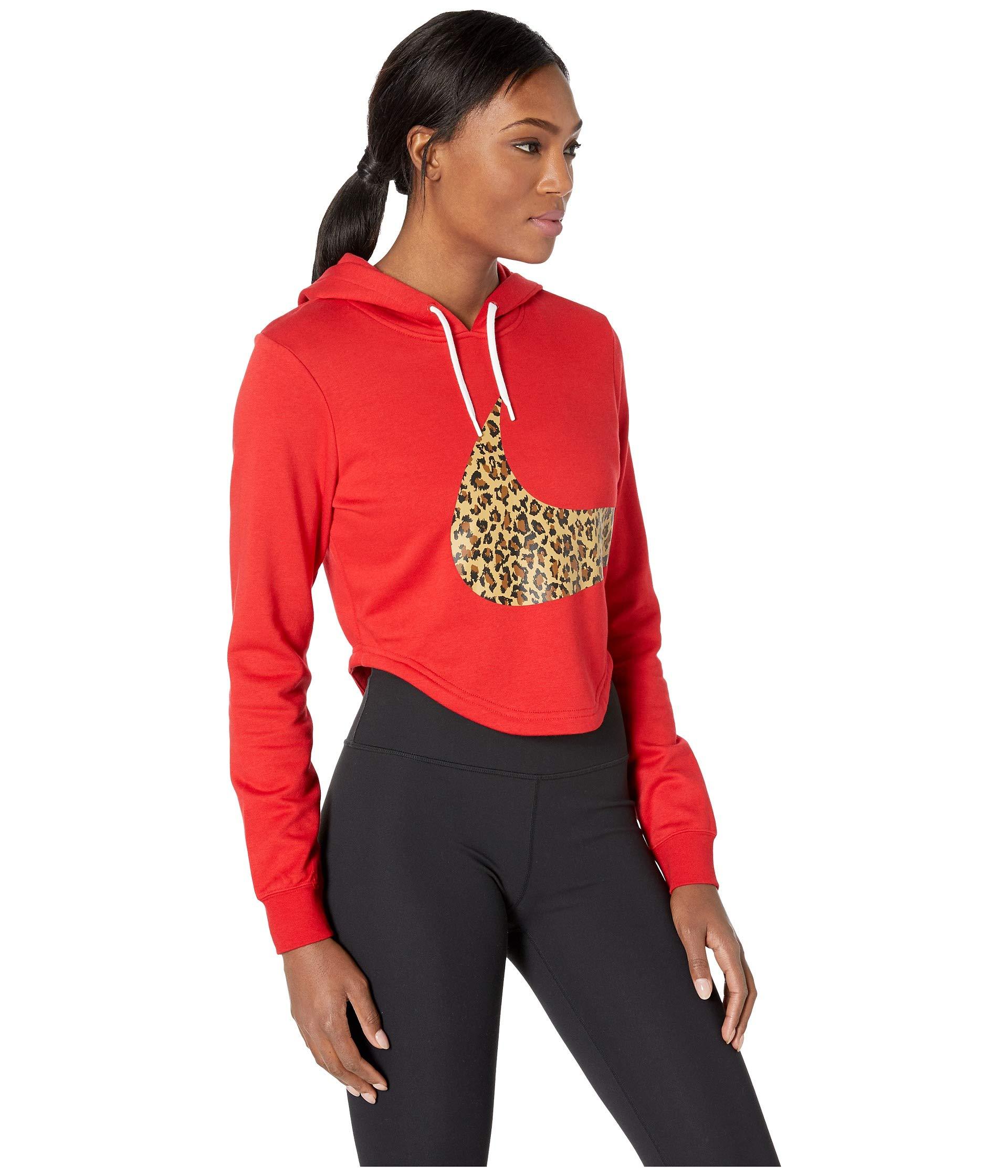 nike w nsw hoodie crop animal nike w nsw hoodie crop animal