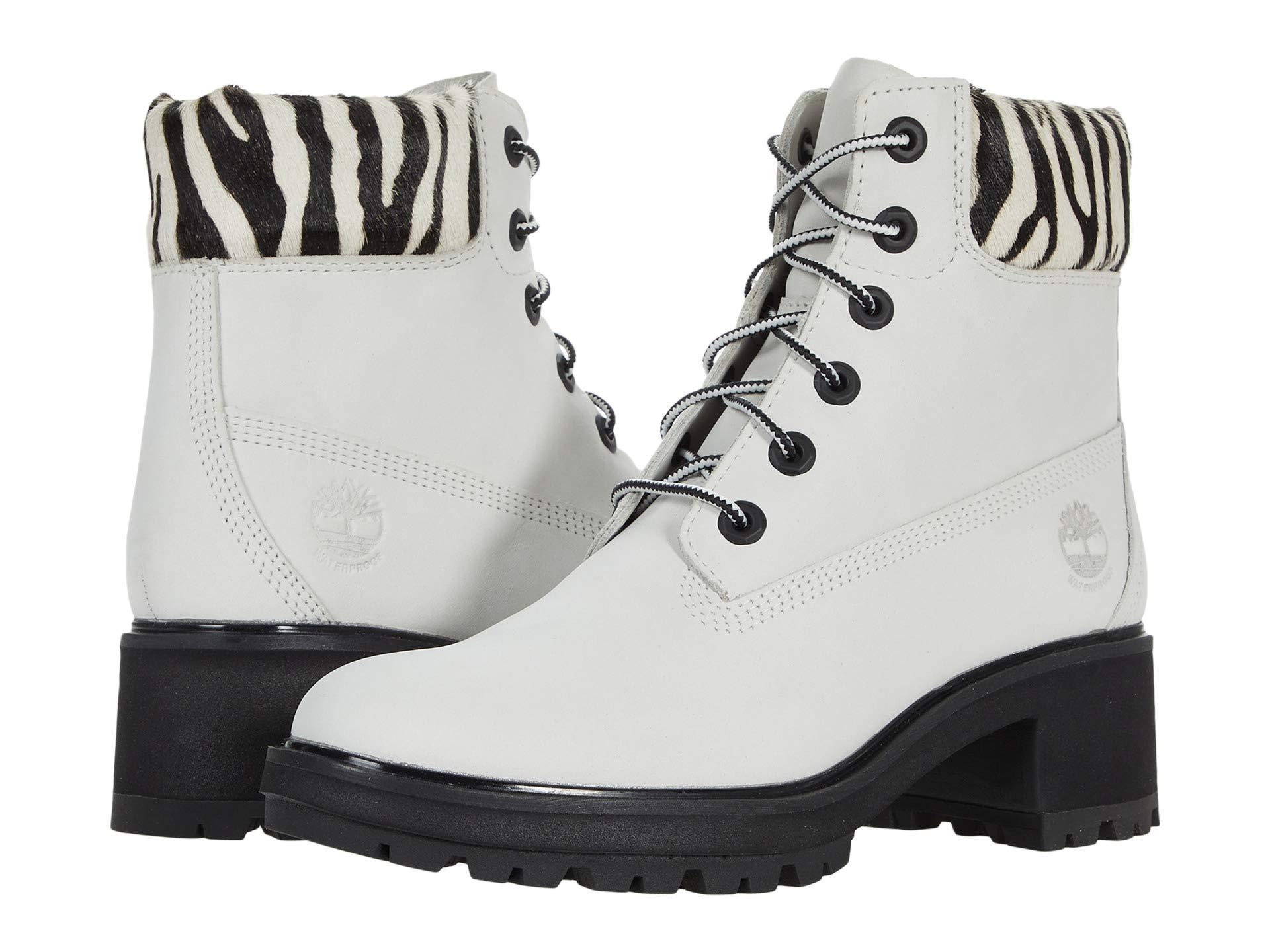 Timberland Leather Kinsley 6 Waterproof Boot in White - Lyst