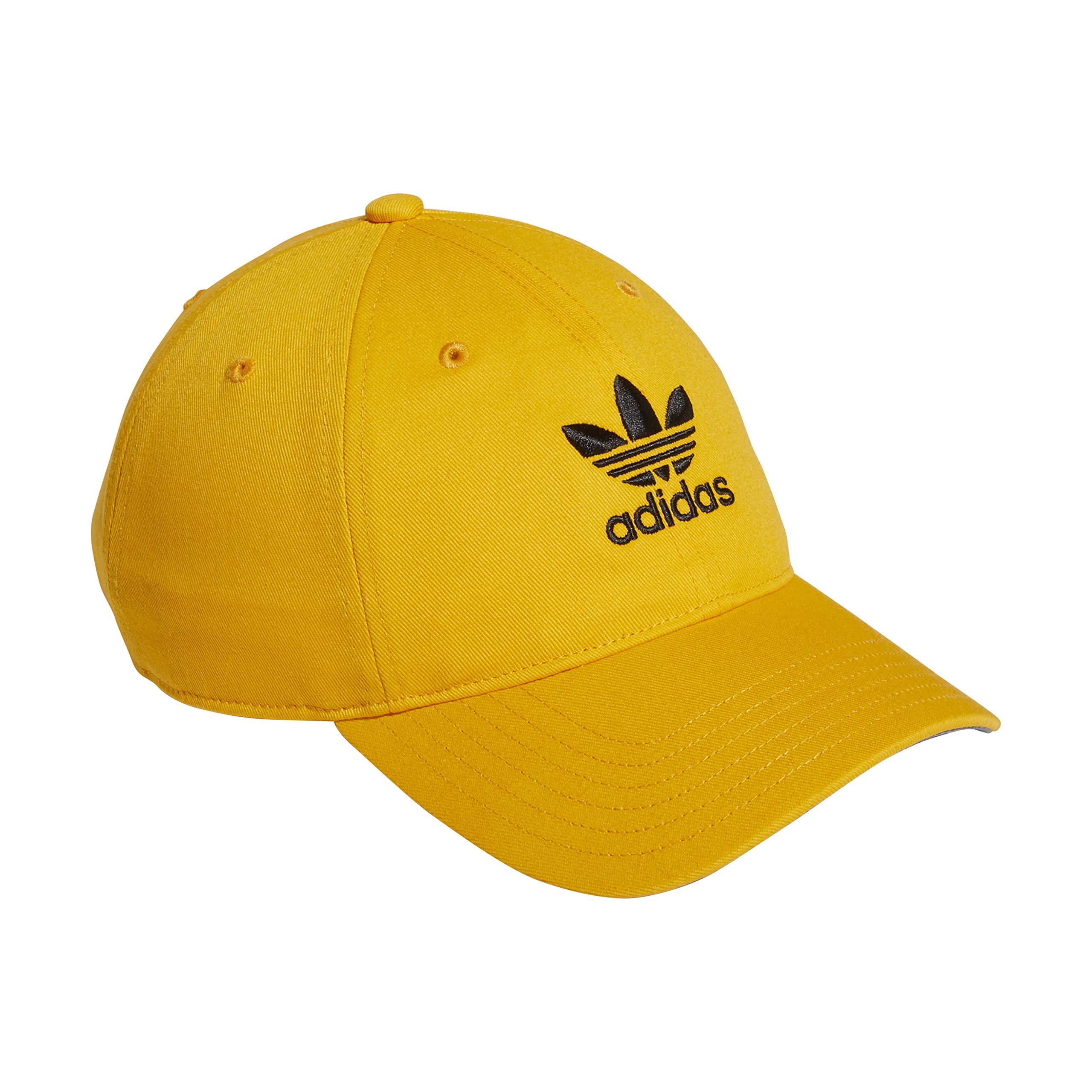 adidas Originals Cotton Originals Relaxed Strapback Hat in Yellow for Men |  Lyst