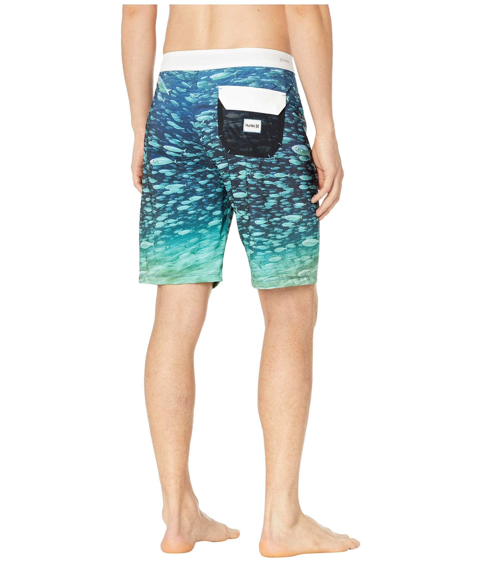 Hurley Clark Little Phantom Underwater 20 Boardshorts (obsidian) Men's