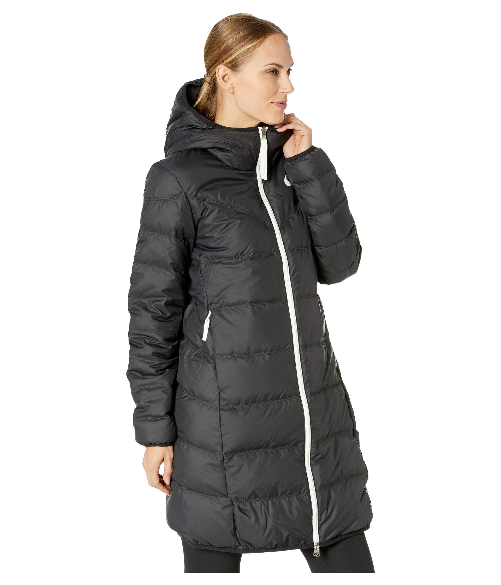nike black reversible down fill parka