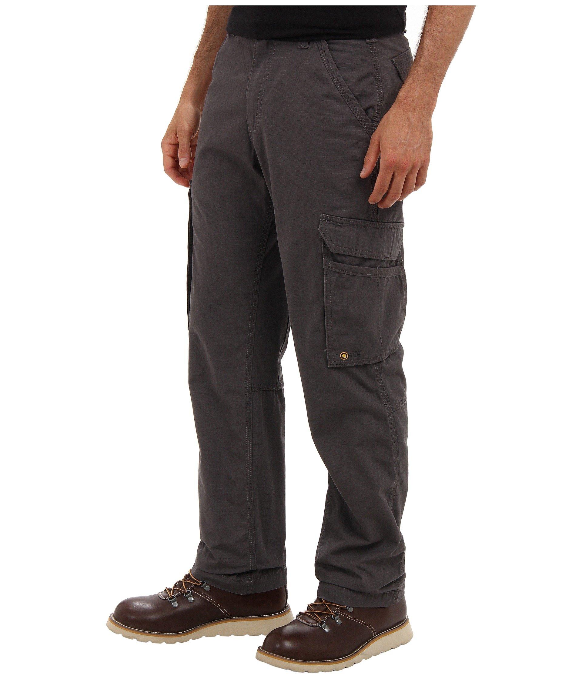 Carhartt Canvas Force Tappen Cargo Pant in Silver (Metallic) for Men - Lyst