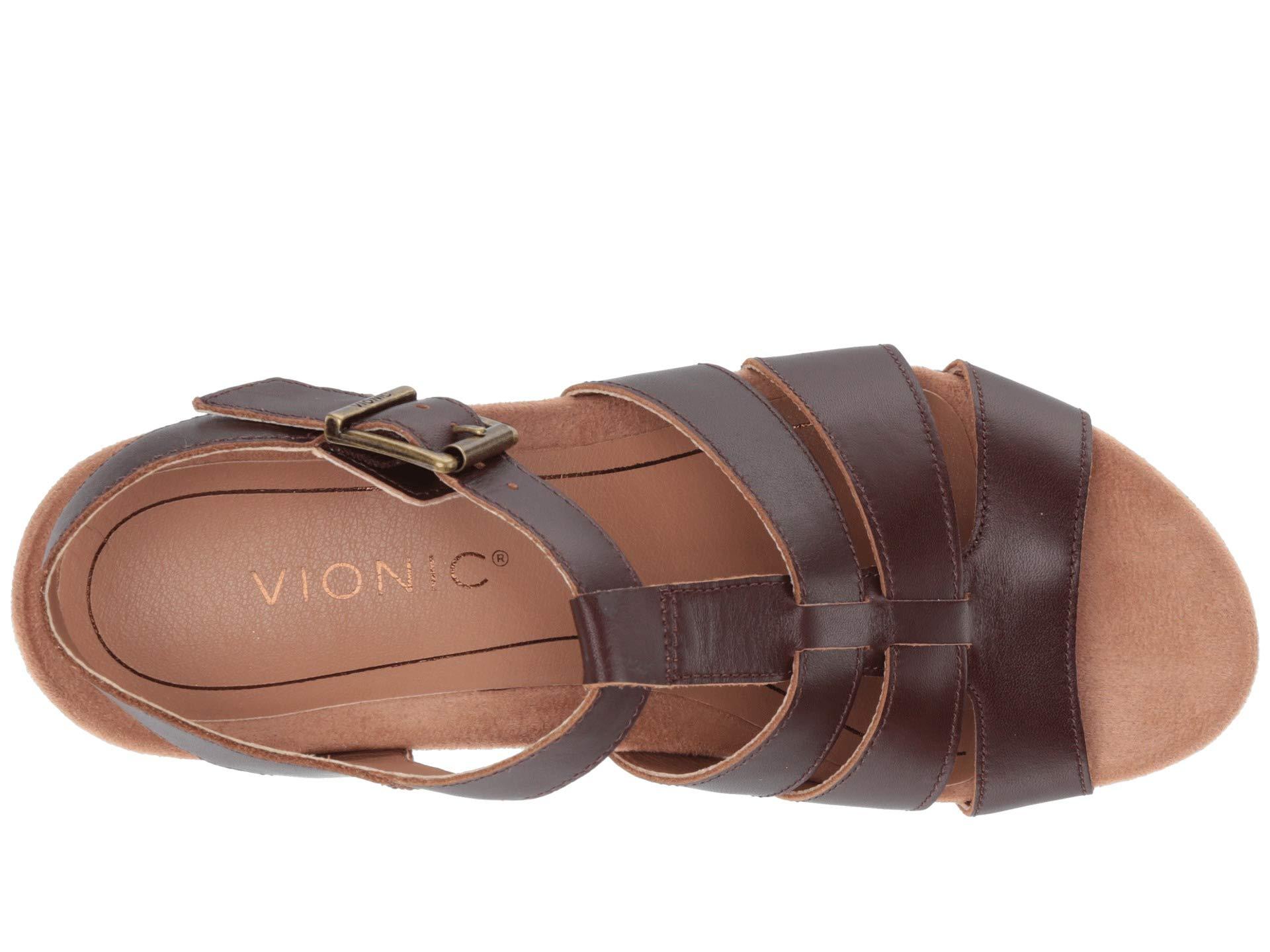 vionic brown women's shoes