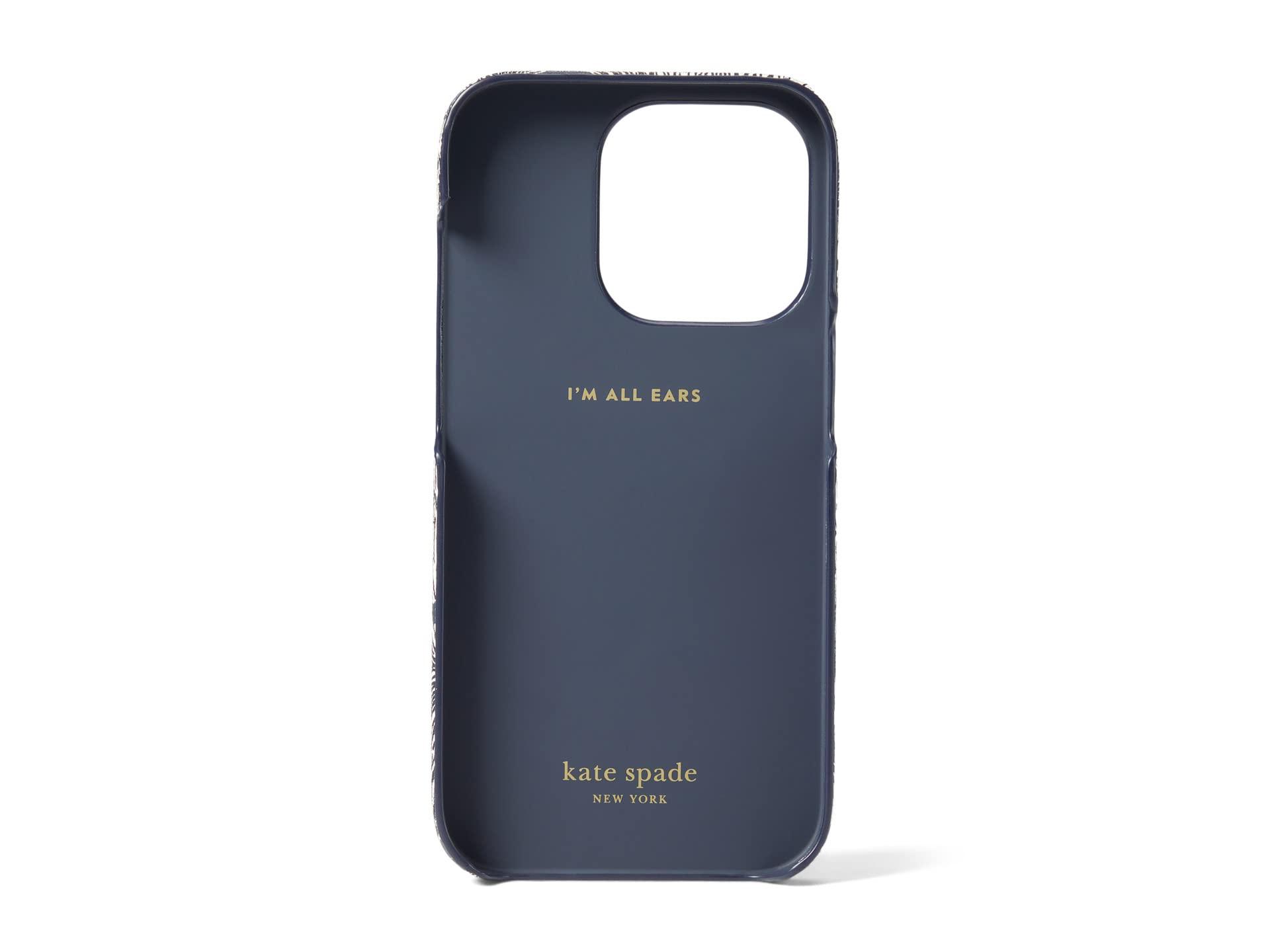 Kate Spade Morgan Showdogs Printed Saffiano Leather Wrapped Iphone in Black  | Lyst