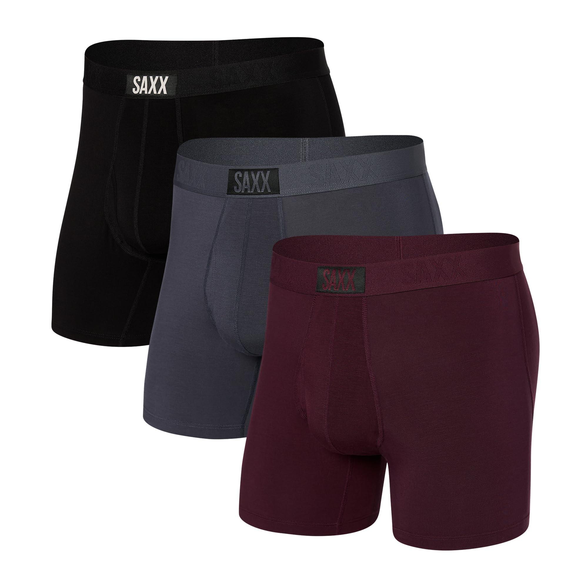 Saxx Underwear Co. Ultra Boxer Fly 3-pack in Purple for Men | Lyst