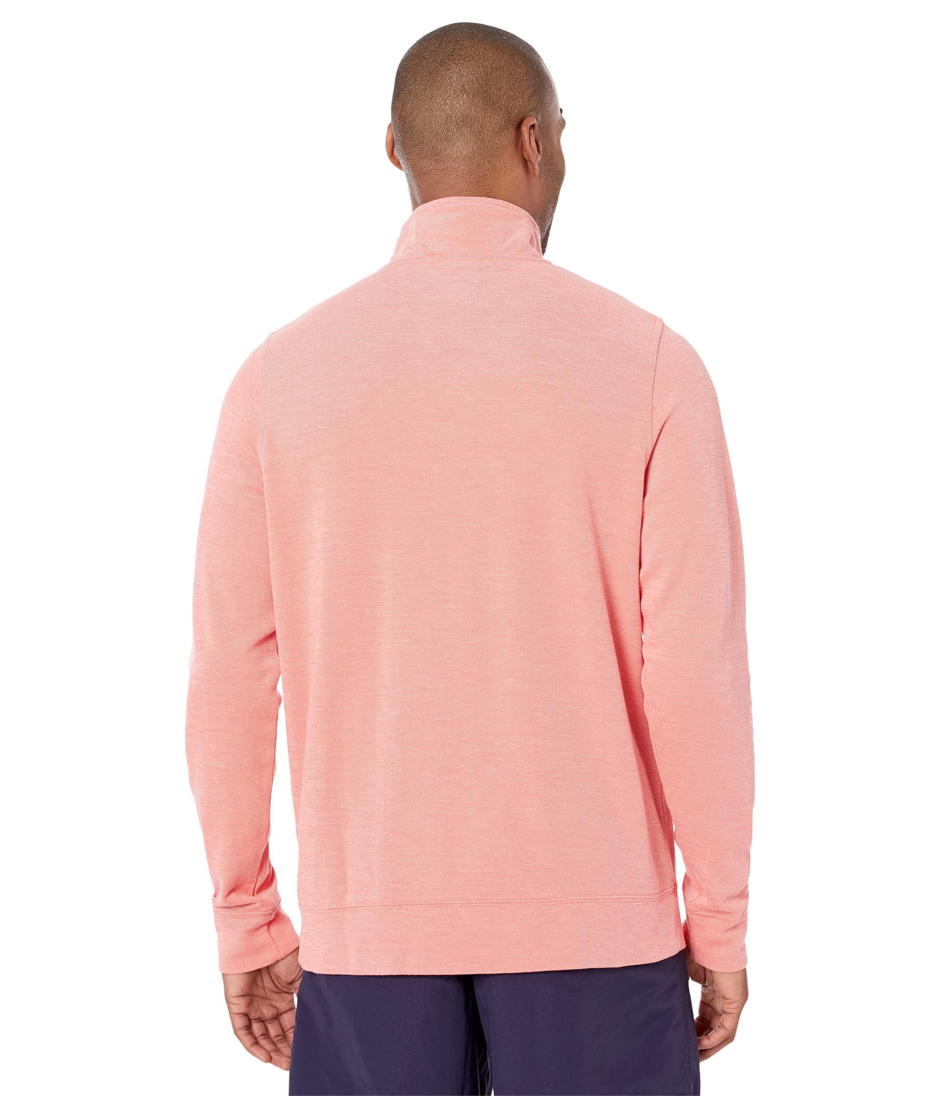 L.L. Bean Comfort Stretch Pique 1/4 Zip Long Sleeve in Orange for Men | Lyst