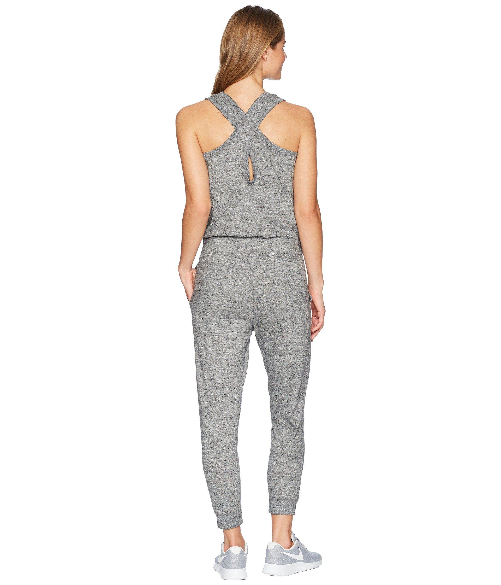 Nike, Pants & Jumpsuits, Nike Sportswear Womens Jumpsuit In Dark Grey  Heather Size Small