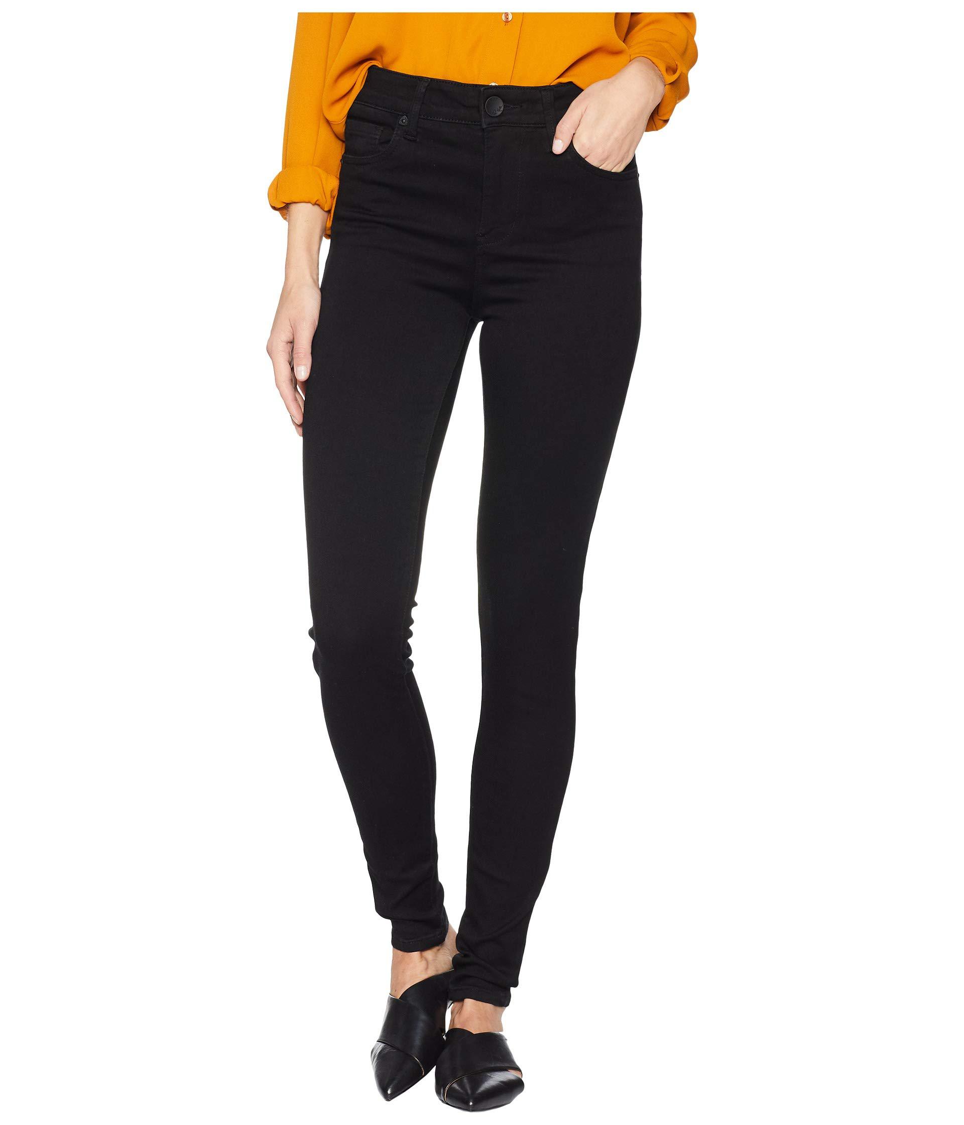 Kut From The Kloth Denim Mia Highwaisted Skinny Jeans In Black (black