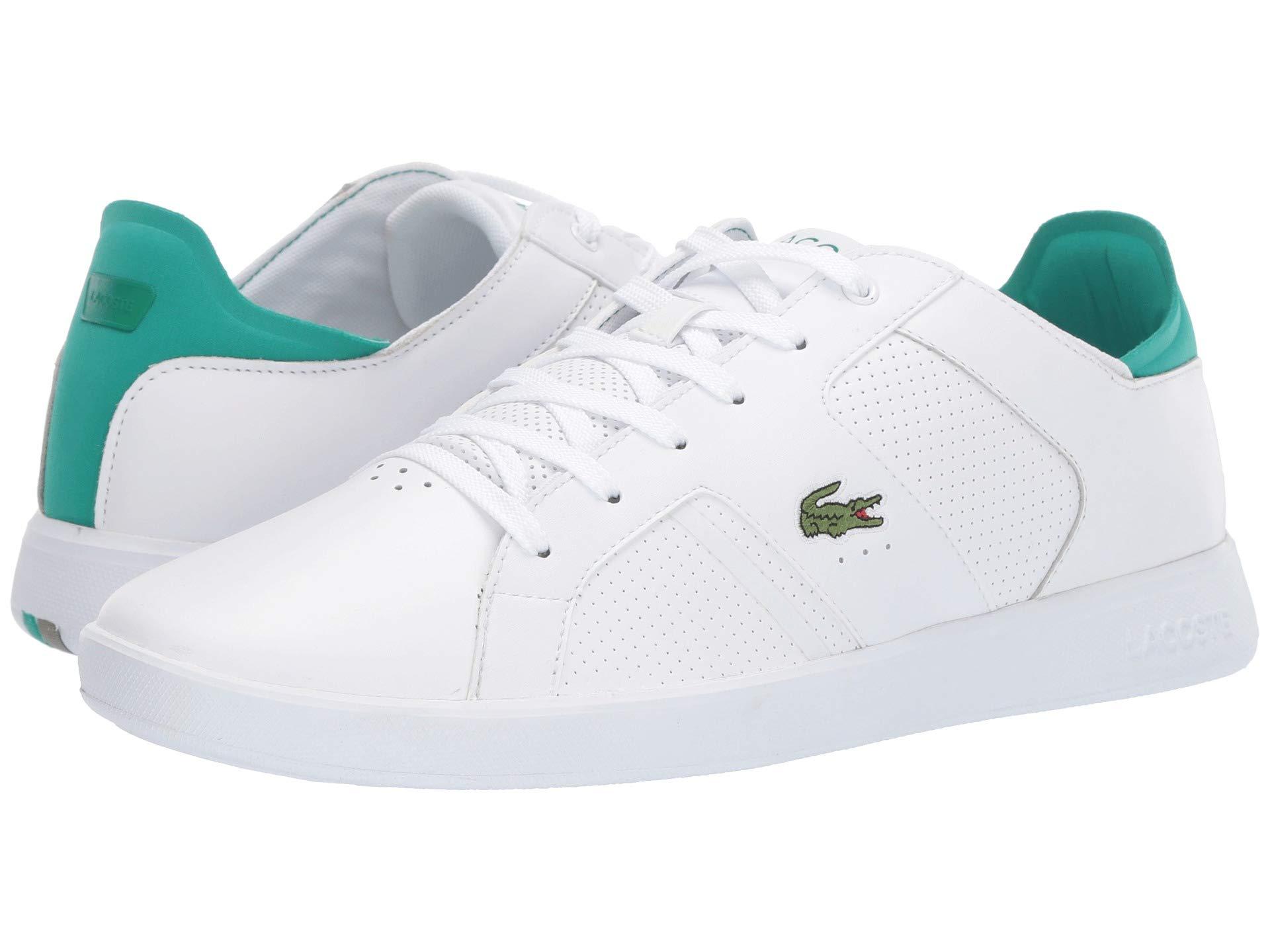 lacoste novas white