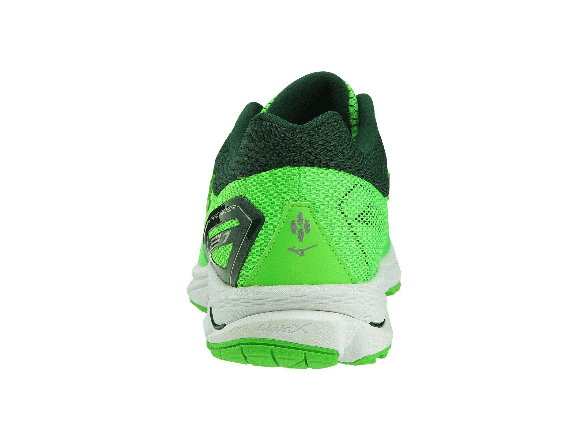 mizuno wave rider 21 green