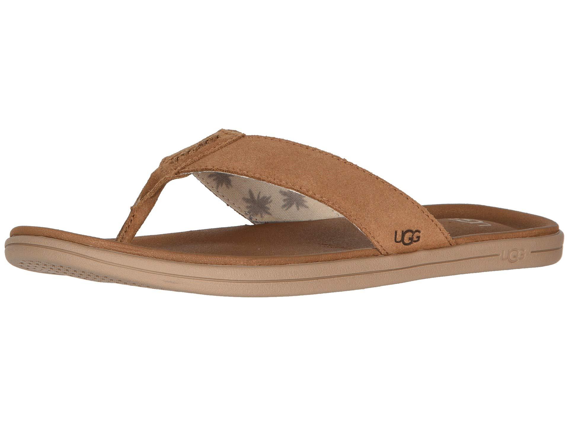 ugg tan brookside slide sandals