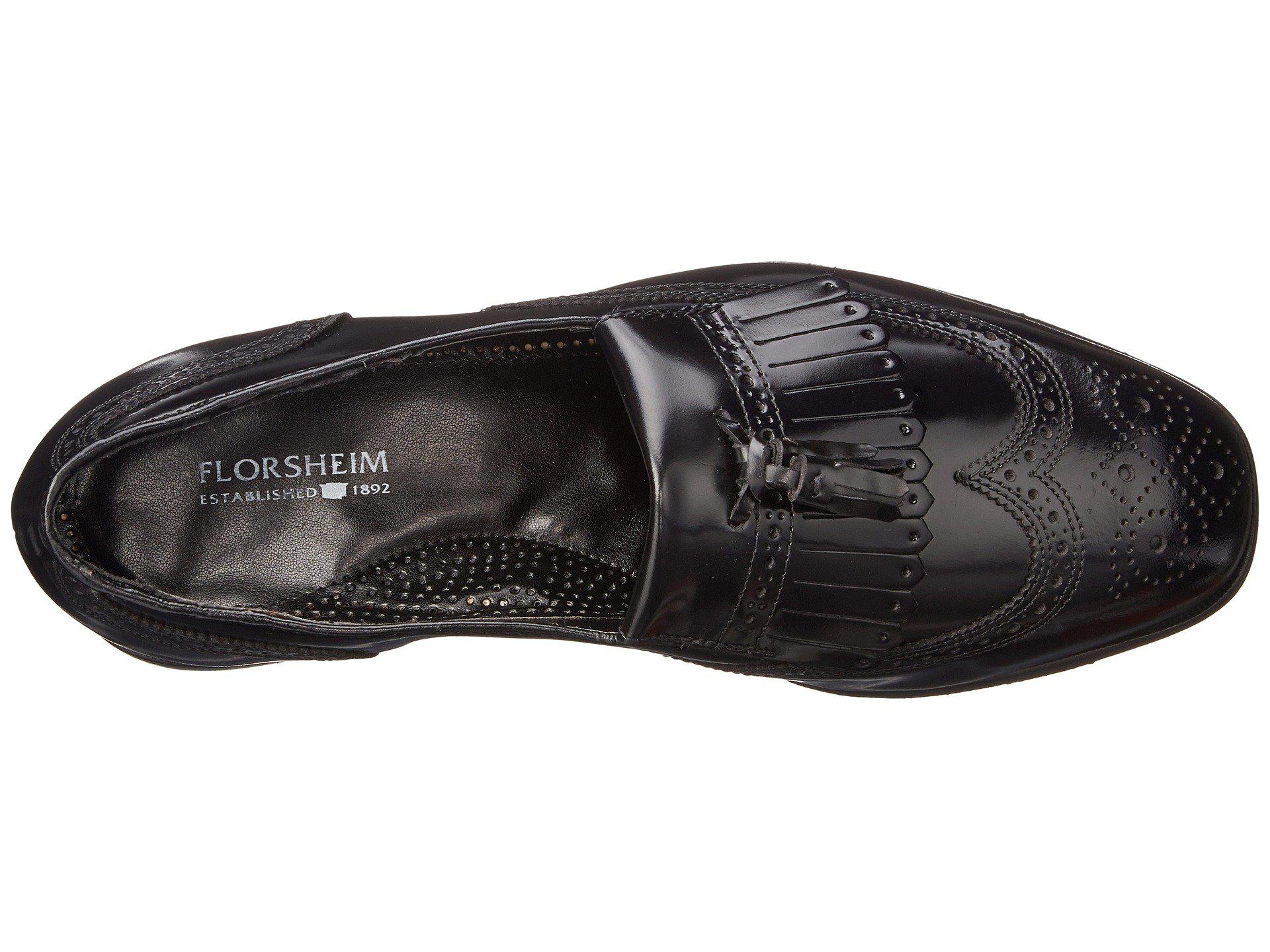 Florsheim Mens Lexington Wingtip Tassel Slip-on Loafer