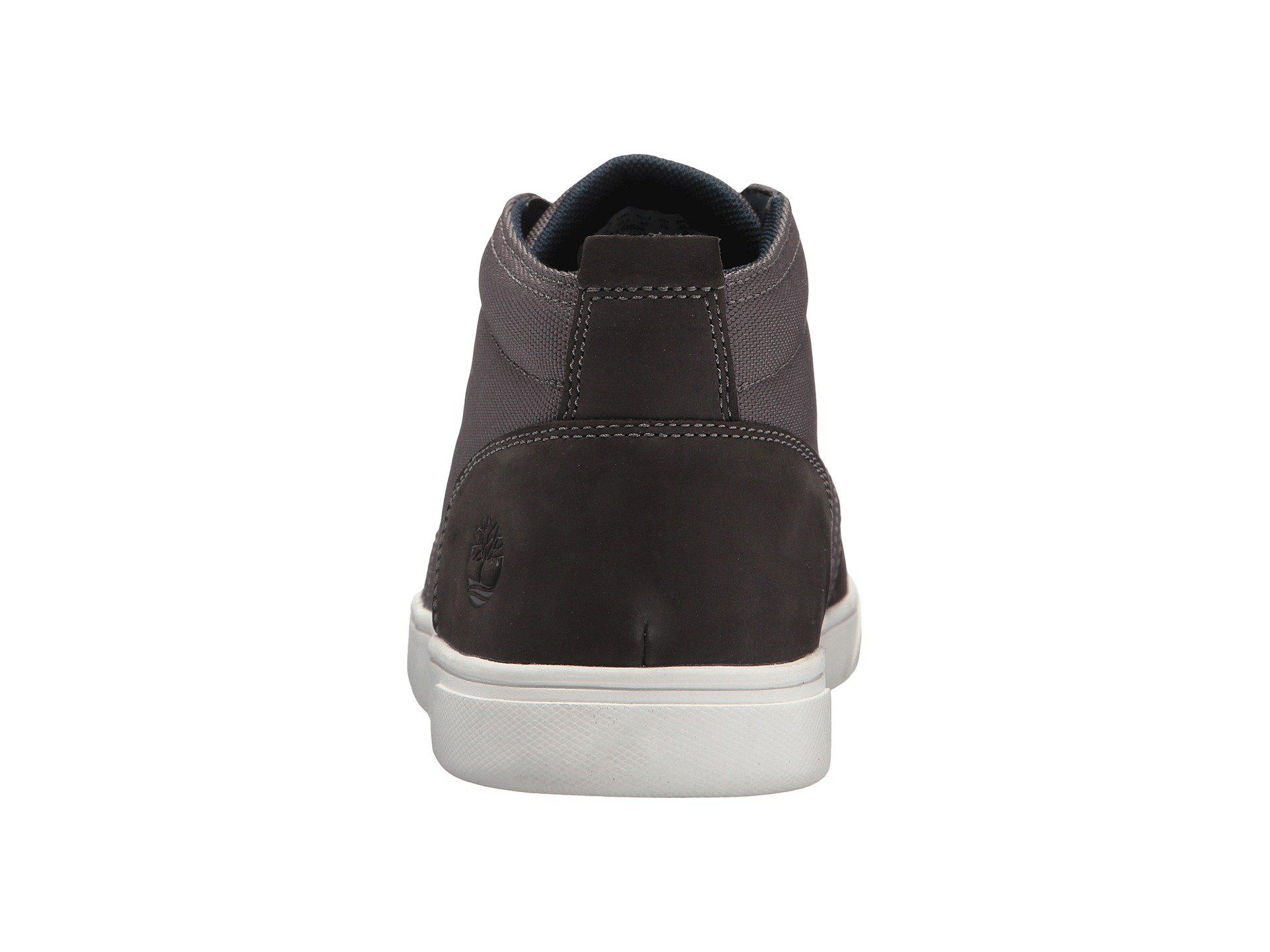 timberland men's groveton ltt chukka leather & fabric sneaker