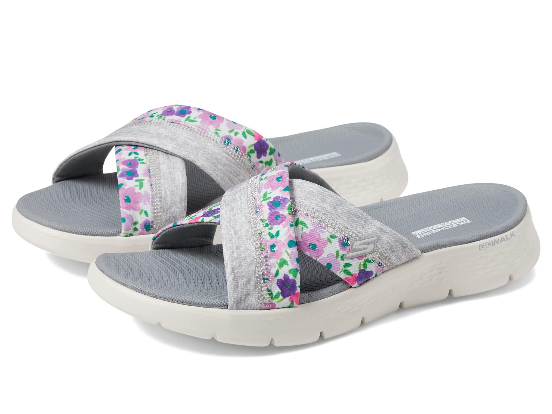 Skechers Go Walk Flex Sandalblossoms in White Lyst
