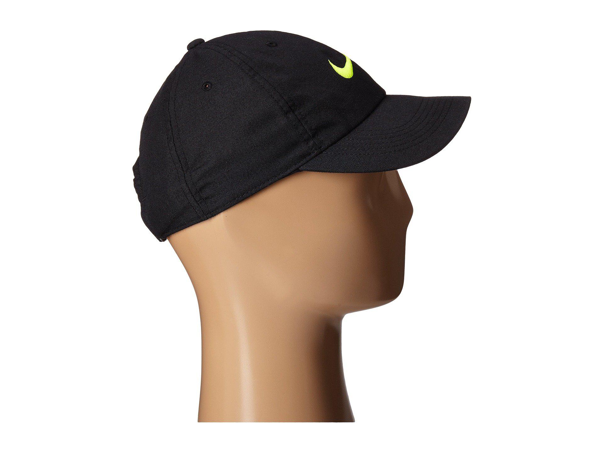 Nike Synthetic Train Twill H86 Hat (black/black/volt) Caps for Men | Lyst