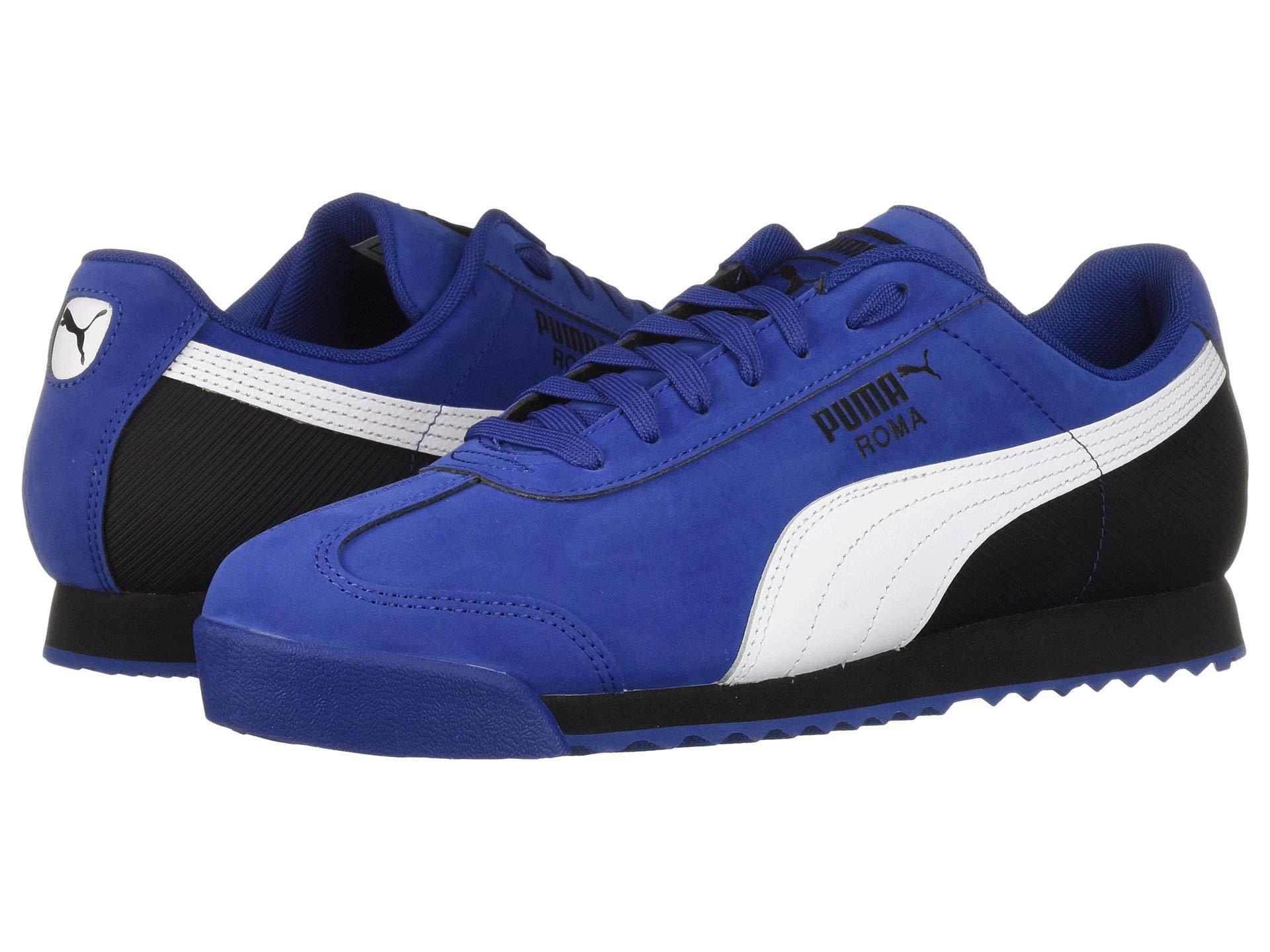 PUMA Roma Retro Nbk (sodalite Blue/ White/ Black) Men's Shoes for Men | Lyst