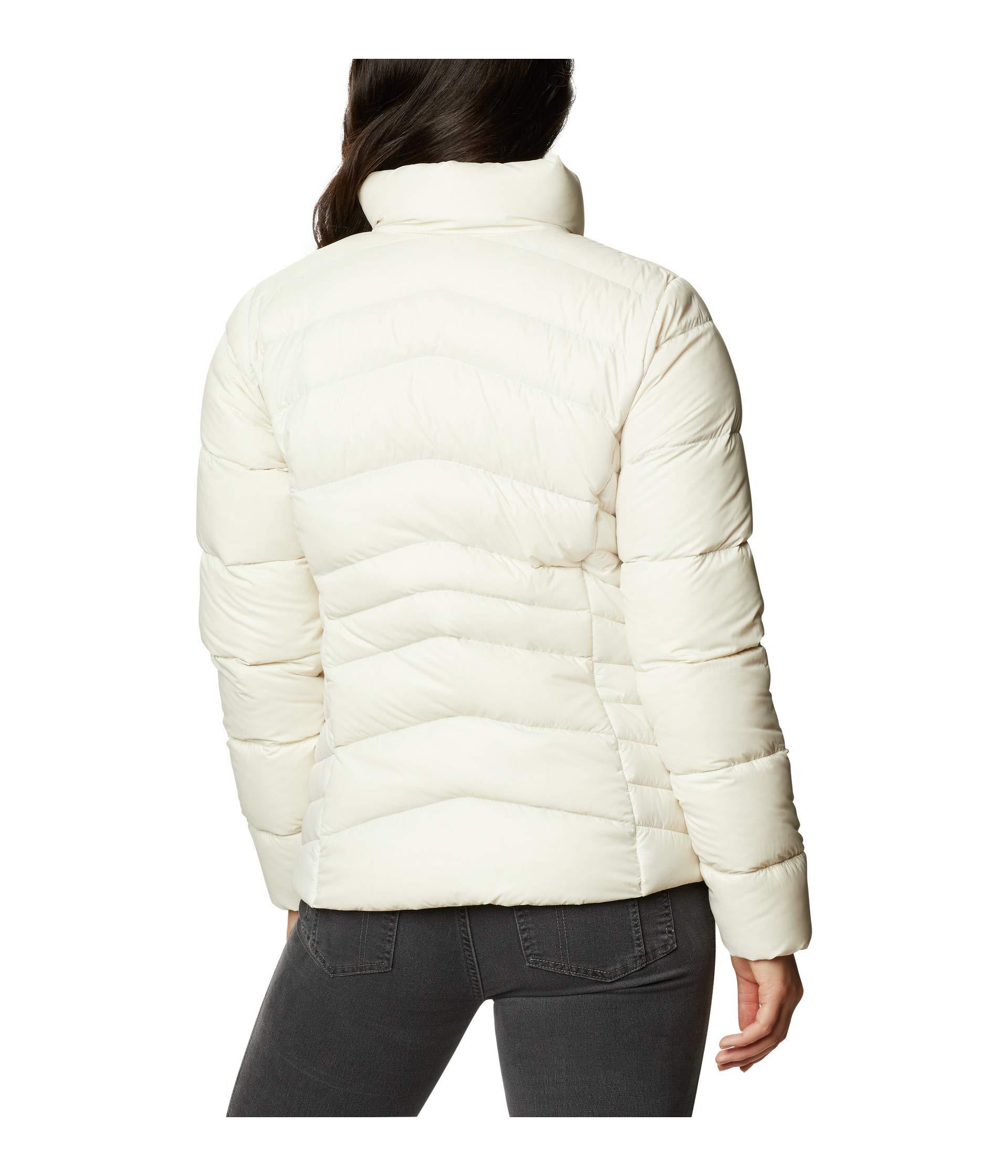columbia white down jacket