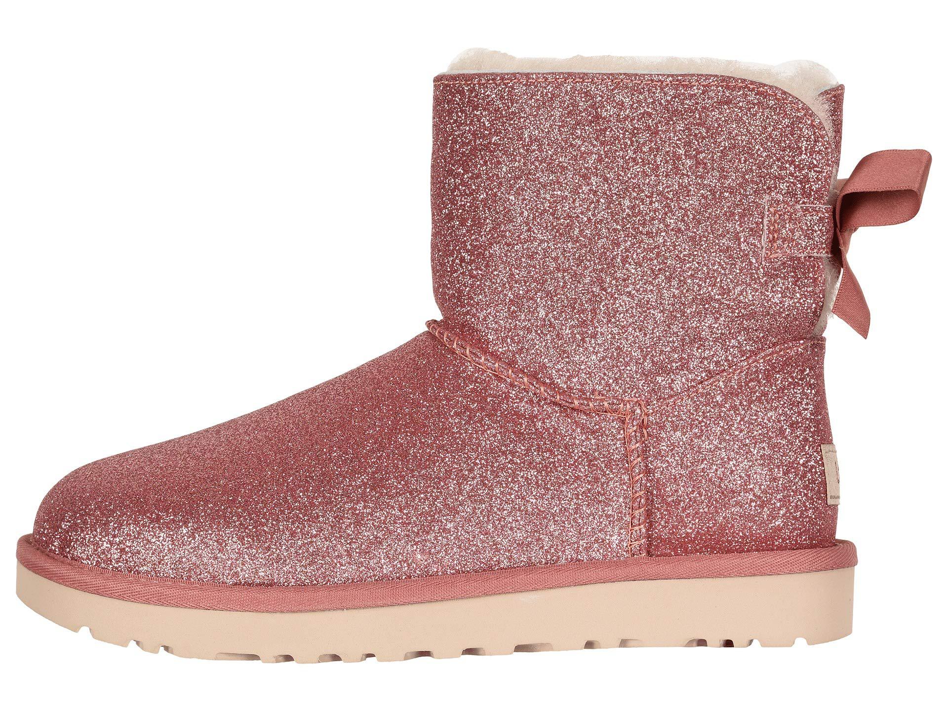 pink sparkle ugg boots