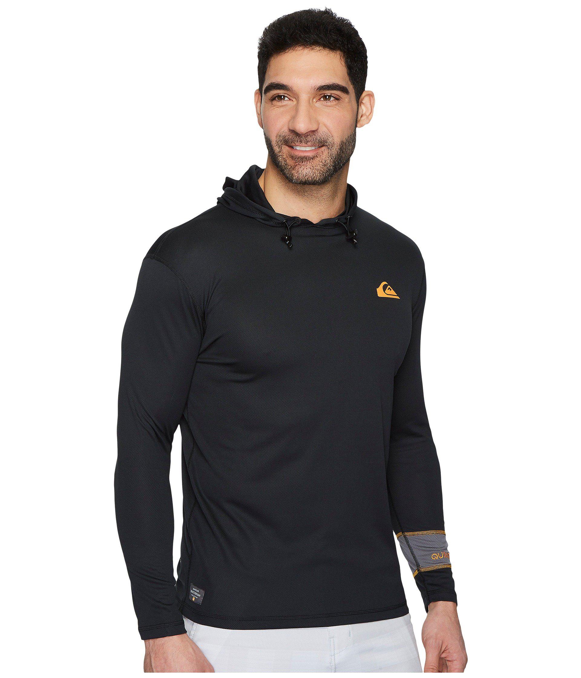 quiksilver waterman hooked hoodie rashguard