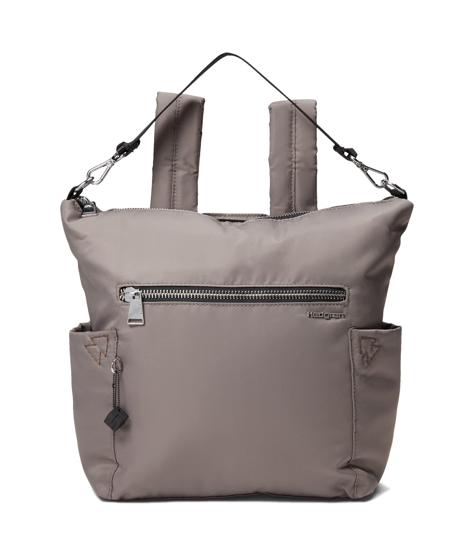 Hedgren Kate Sustainably Made Convertible Backpack in Gray Lyst