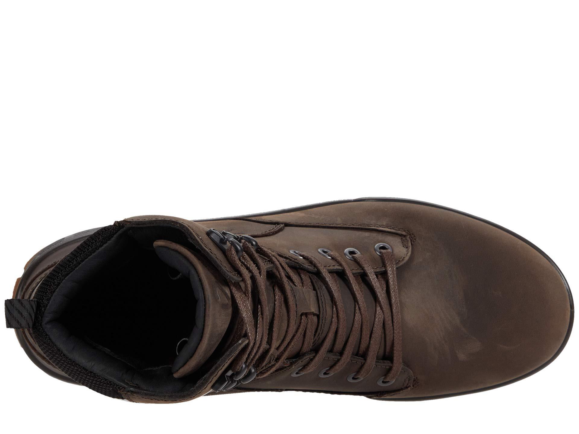 Ecco Leather Track 25 Hydromax Plain Toe Boot in Black for Men | Lyst