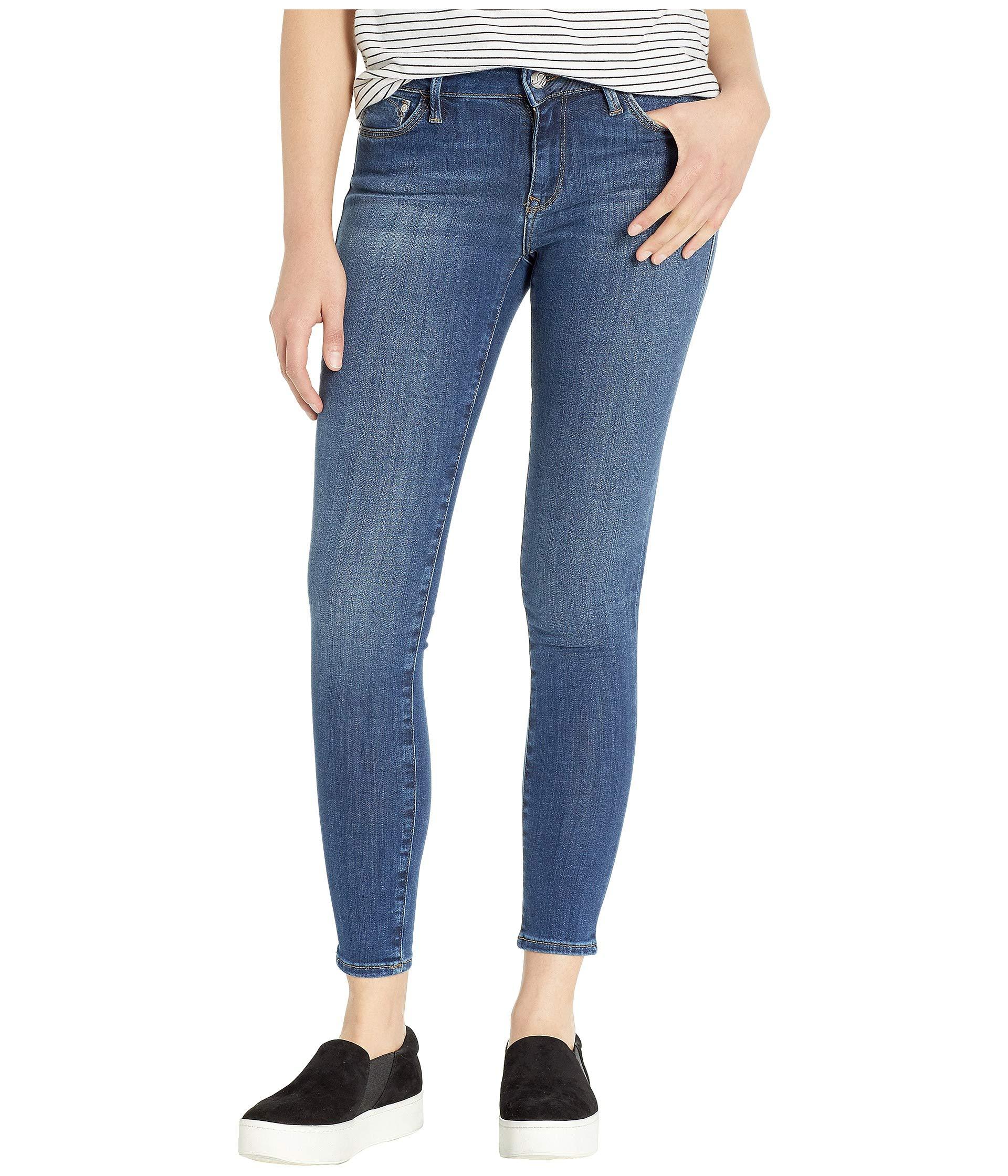 Mavi Denim Adriana Mid-rise Super Skinny Jeans In Indigo Supersoft in Blue - Save 41% - Lyst