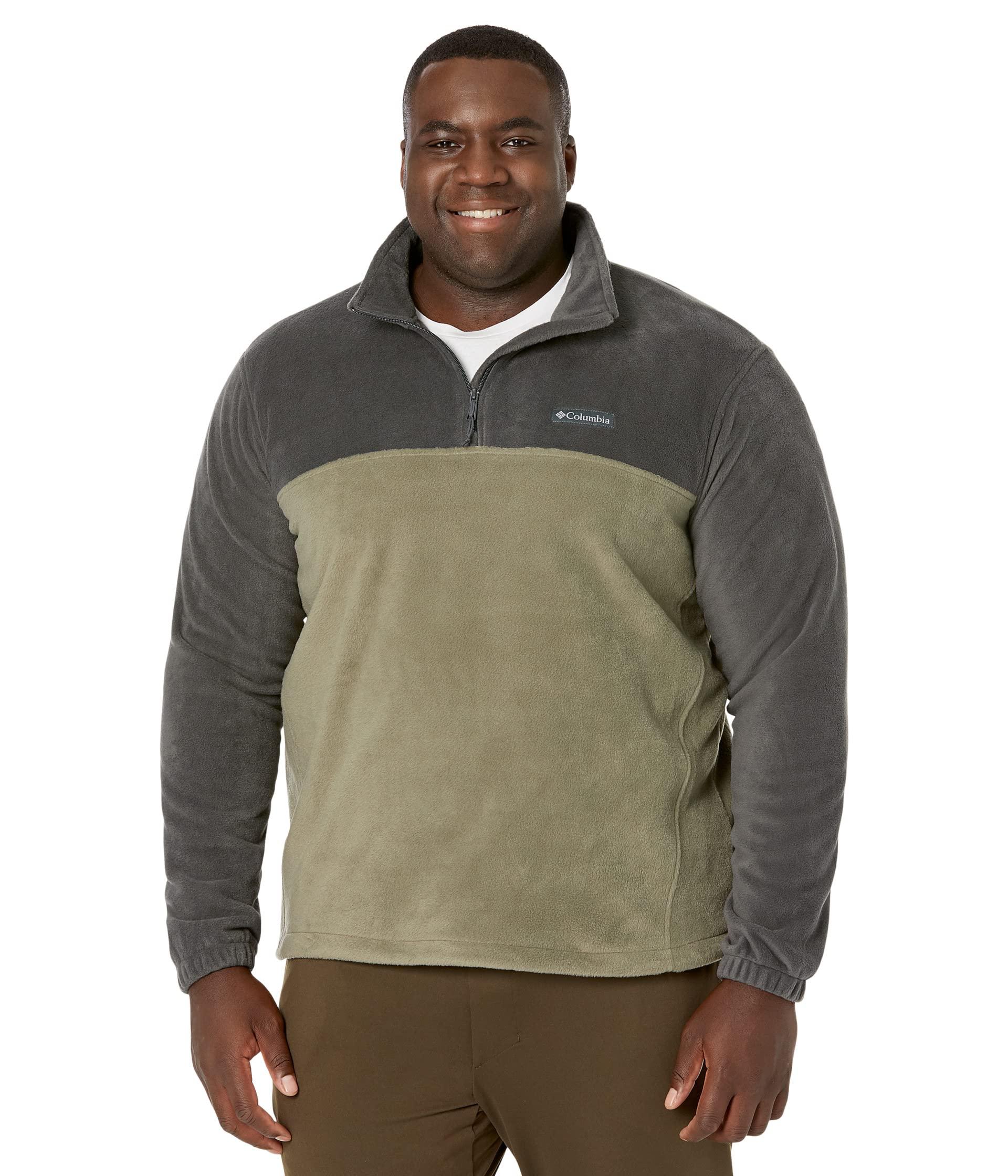Columbia Big Tall Steens Mountain 1/2 Zip in Green for Men | Lyst