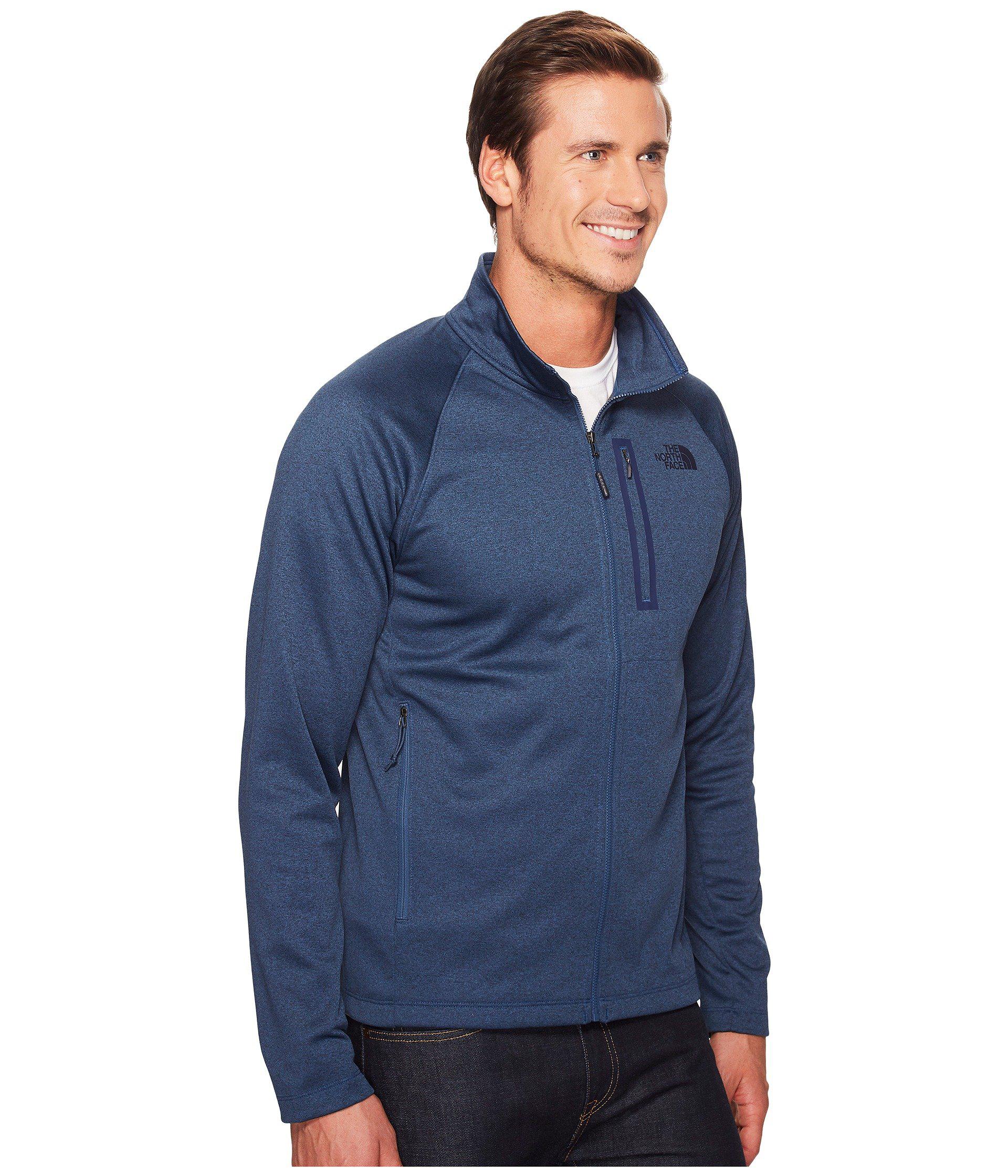 The North Face Canyonlands Full Zip (fig Heather) Men's Coat in Blue for  Men | Lyst