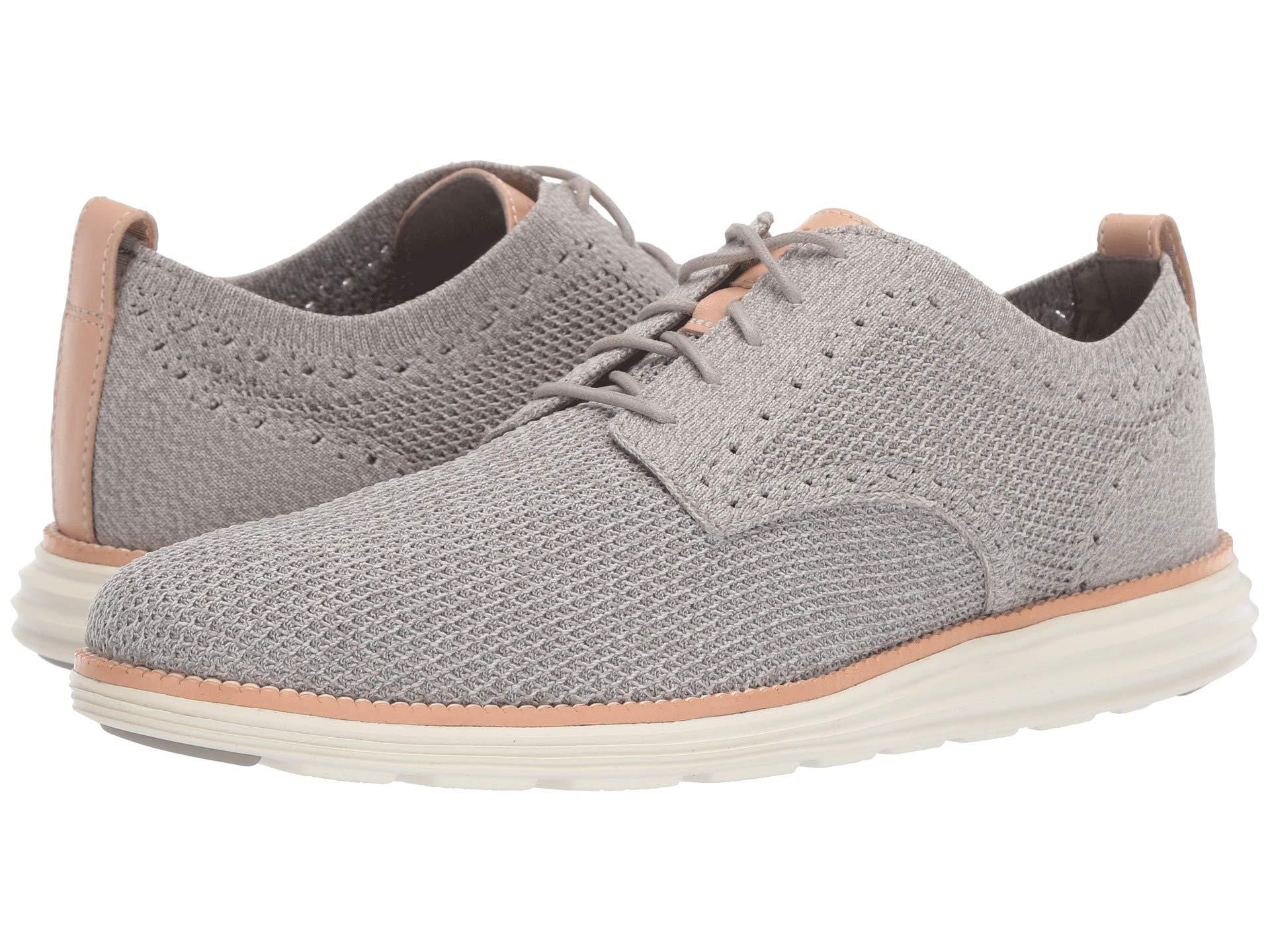 cole haan original grand shortwing oxford white