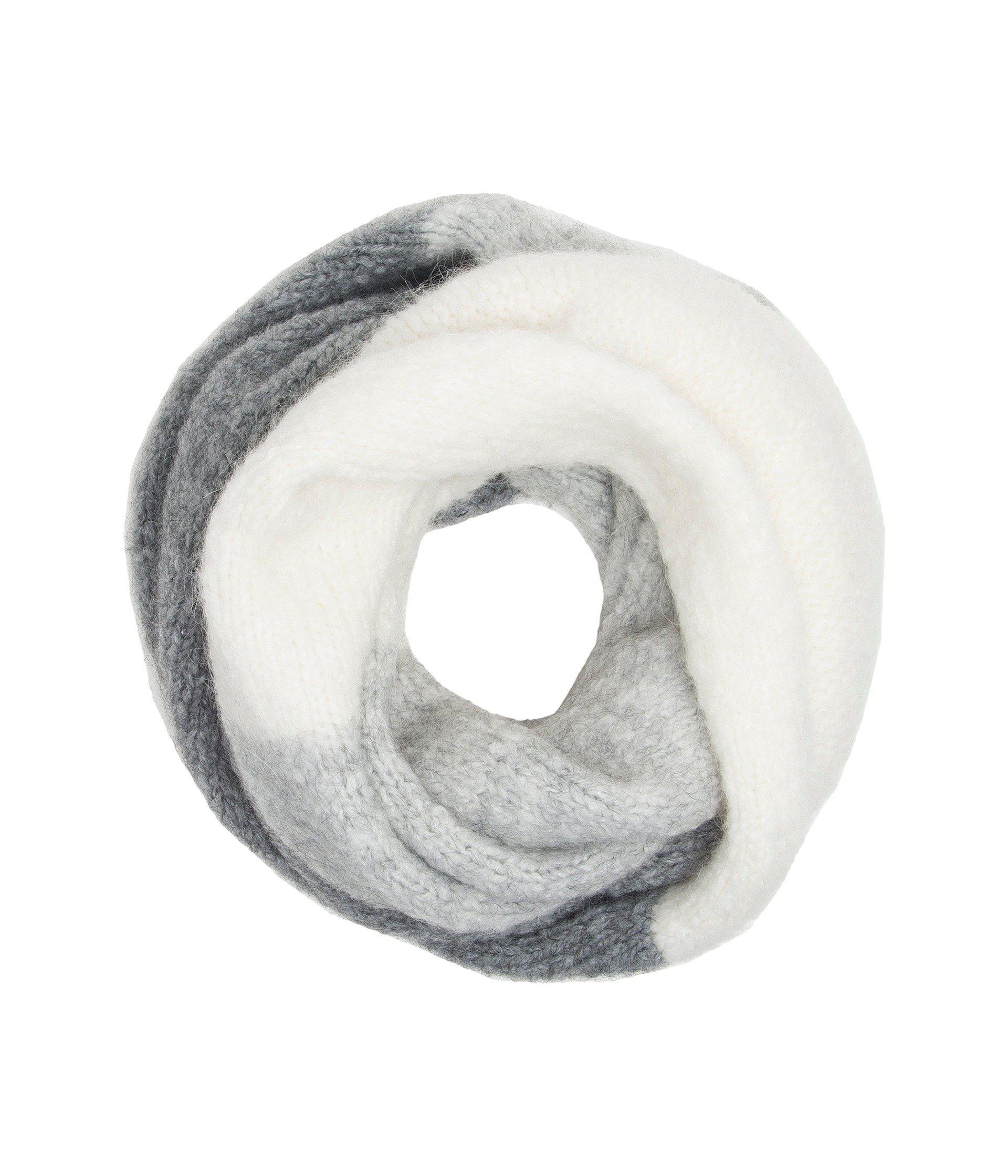UGG Synthetic Three Color Lofty Infinity Scarf in Gray Lyst